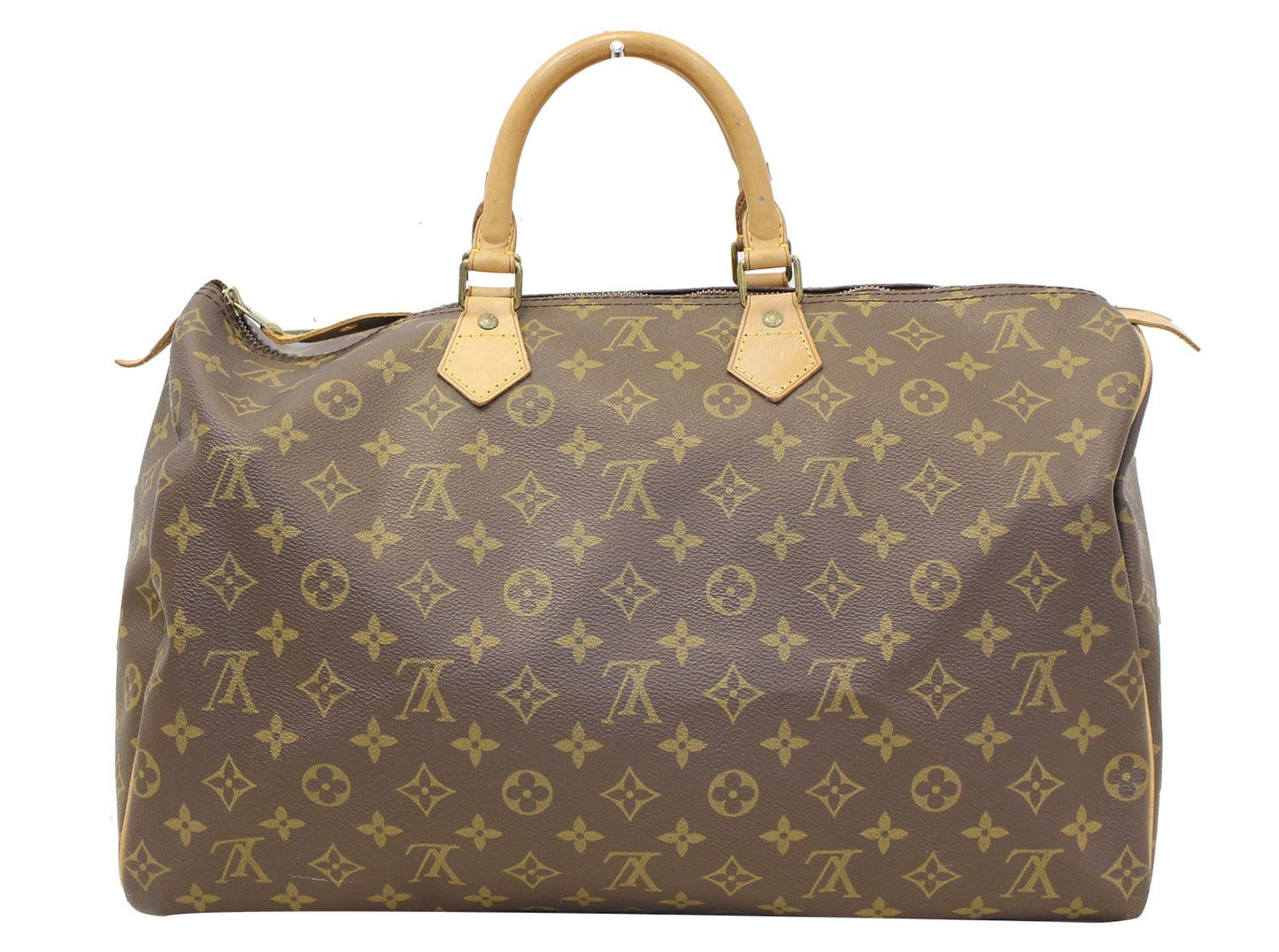 Louis Vuitton Speedy 40 Monogram Canvas Brown Satchel Bag
