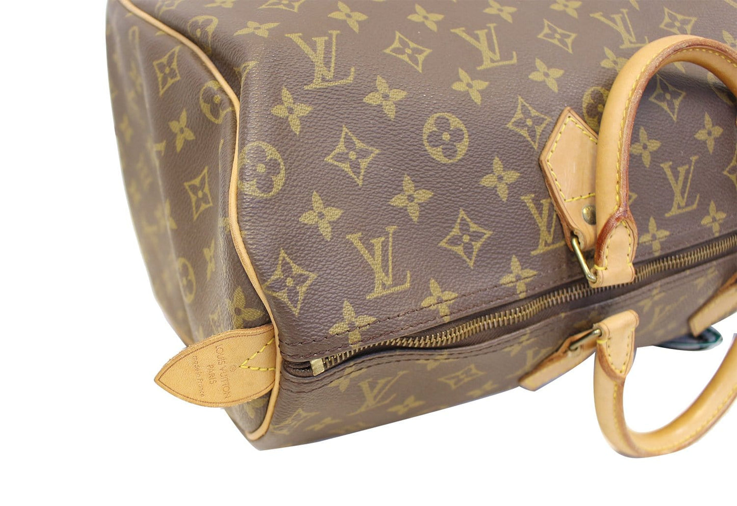 Louis Vuitton Speedy 40 Monogram Canvas Brown Satchel Bag
