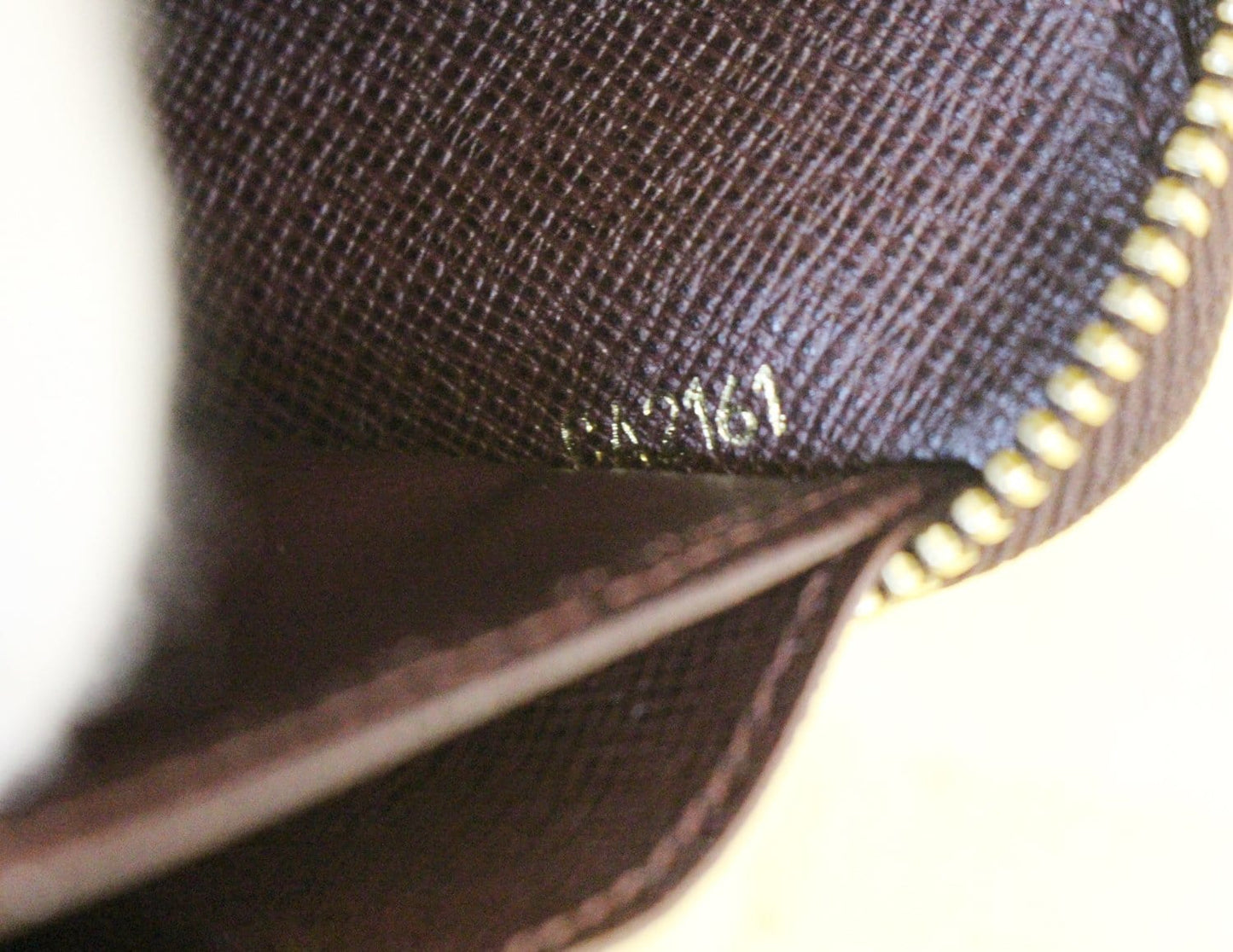 LOUIS VUITTON Mini Lin Ebene Monogram Zippy Wallet