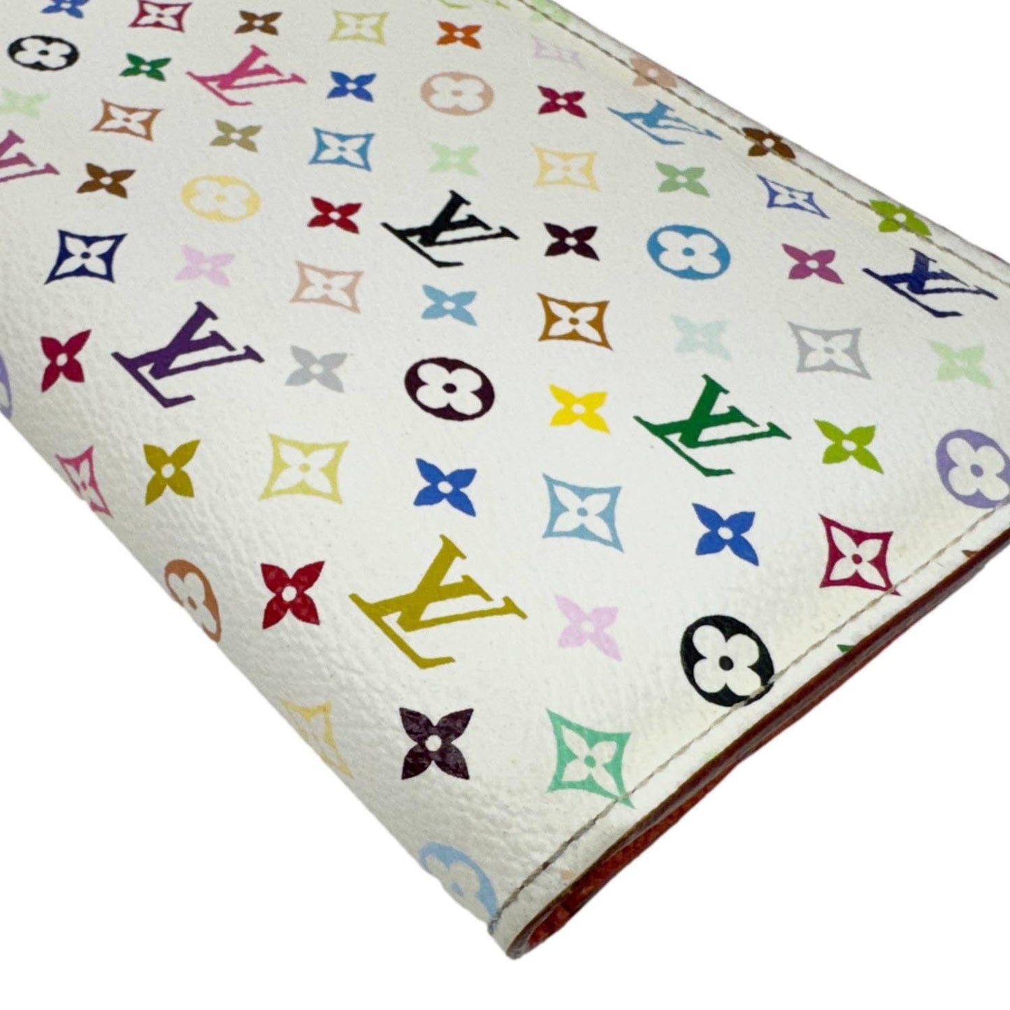 LOUIS VUITTON Insolite Monogram Multicolor Zippy Wallet White