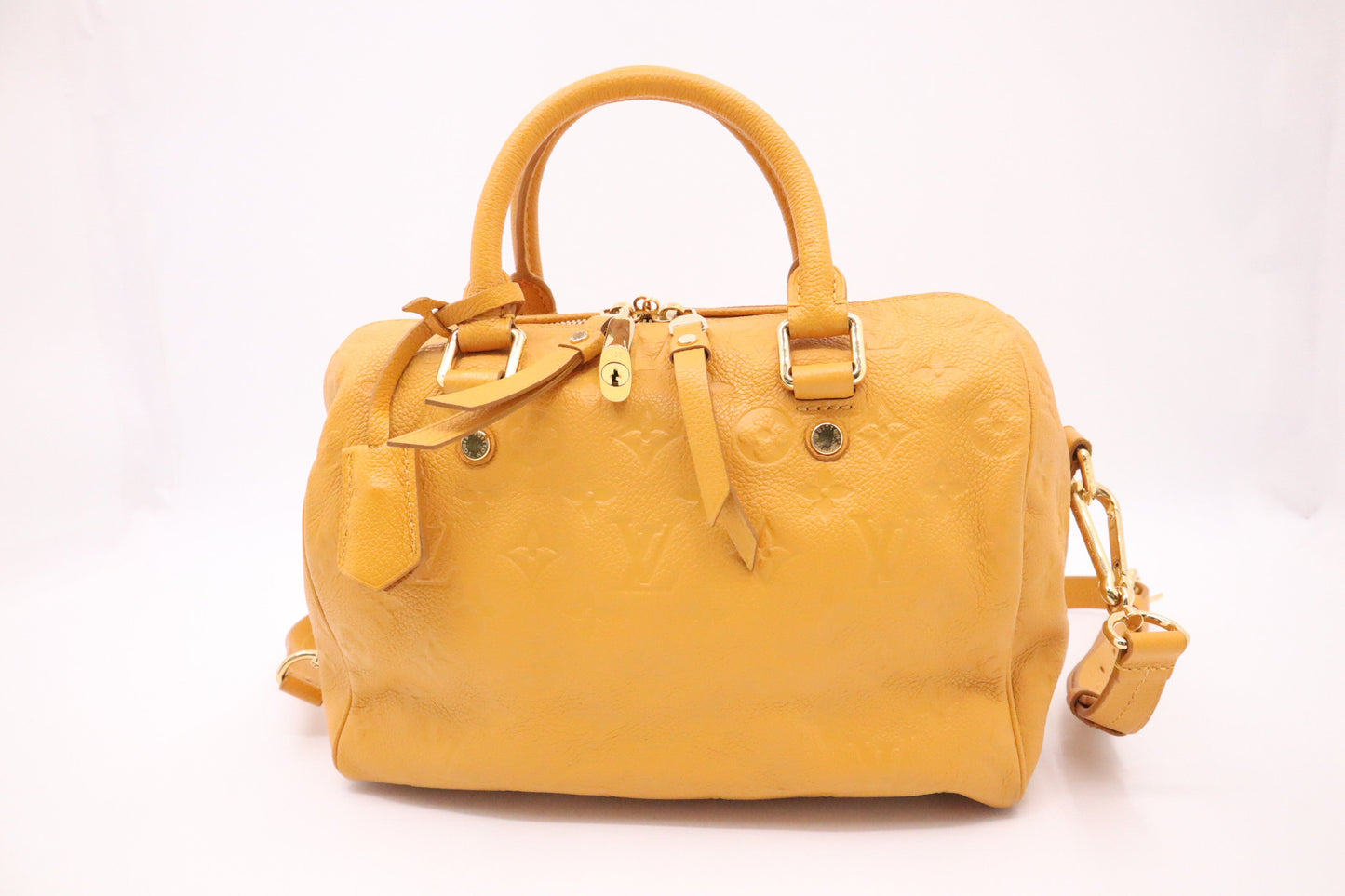 Louis Vuitton Speedy 25B in Yellow Empreinte Leather
