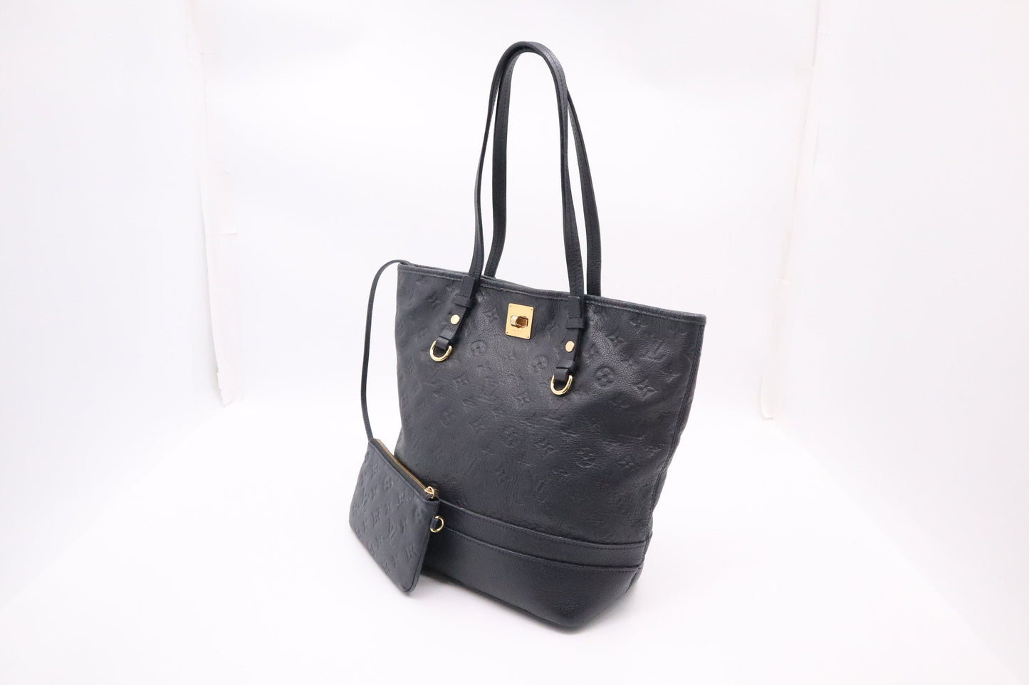 Louis Vuitton Citadine in Navy Blue Empreinte Leather