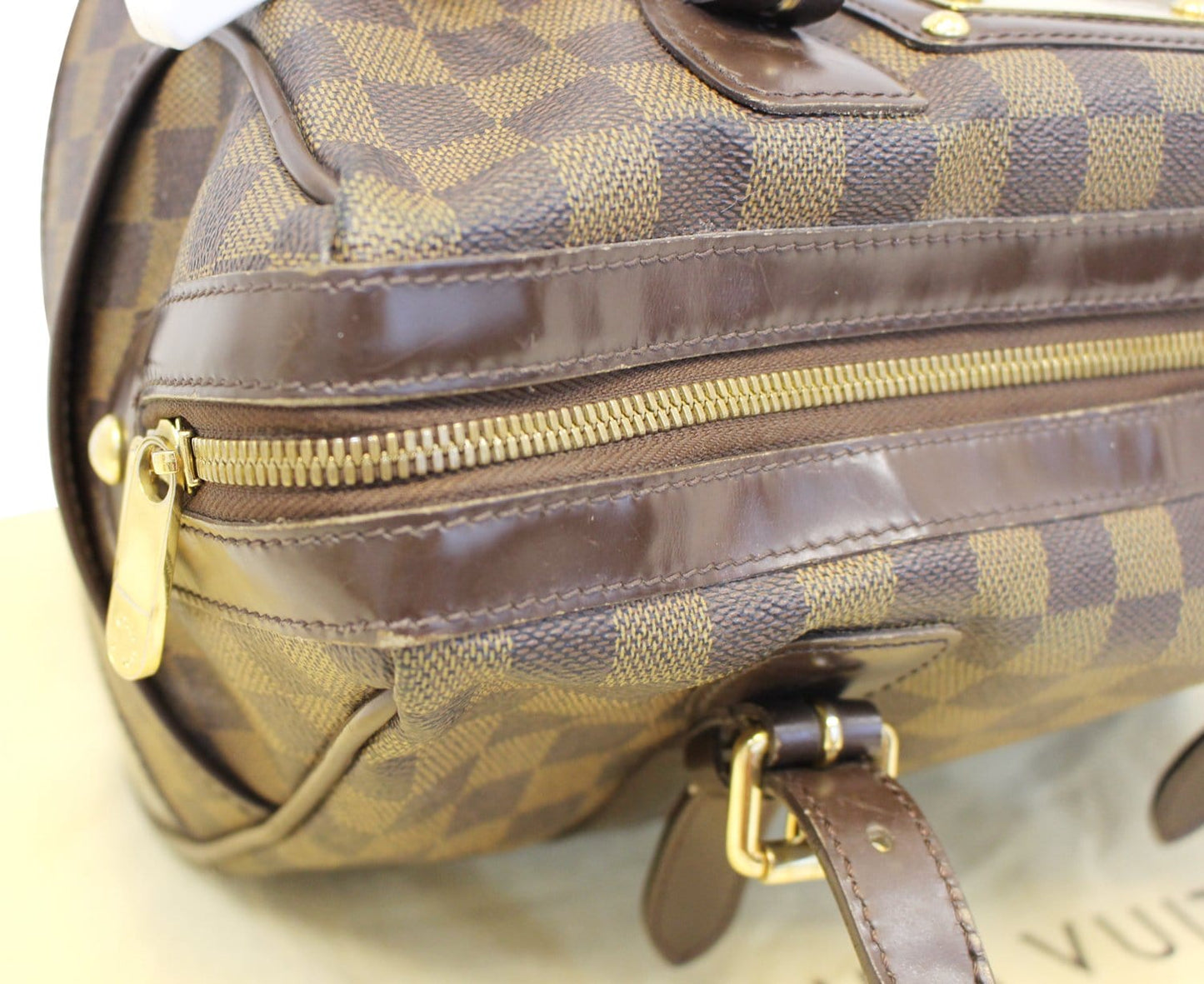 LOUIS VUITTON Damier Ebene Berkeley Satchel Bag