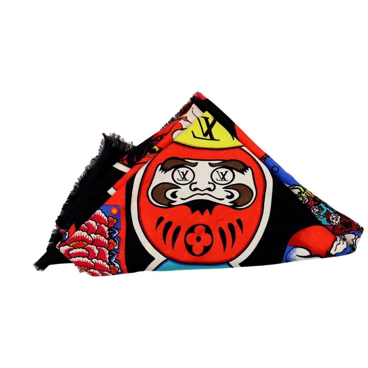 LOUIS VUITTON Silk Multicolor Scarf Bandeau