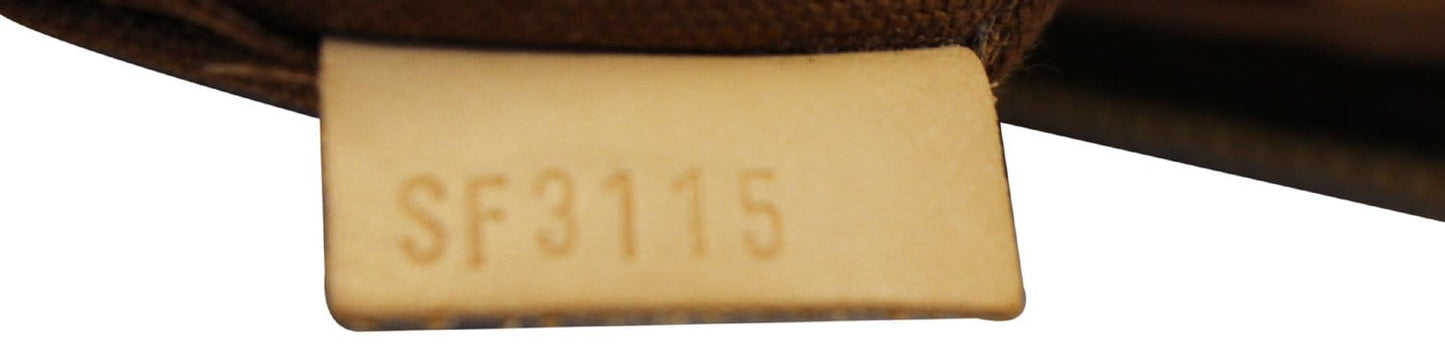 LOUIS VUITTON Monogram Canvas Odeon PM Shoulder Bag