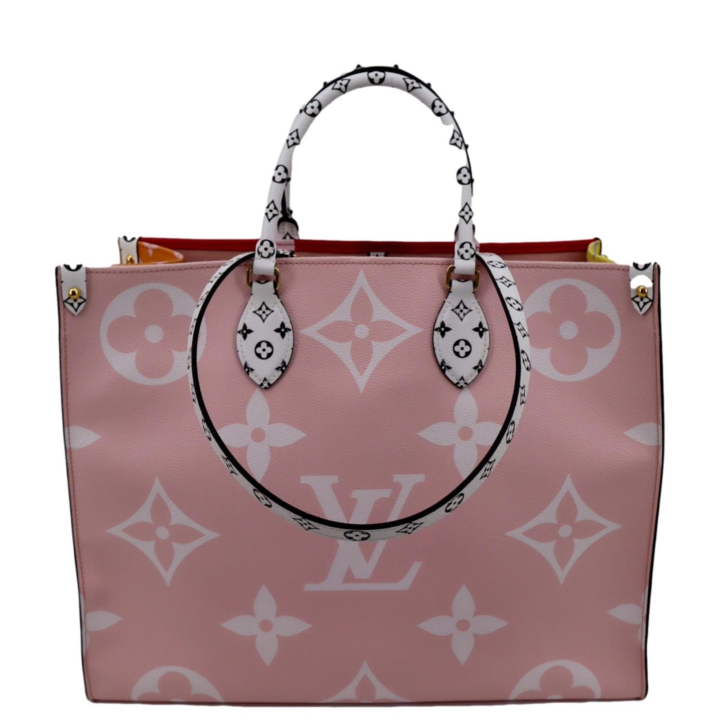 LOUIS VUITTON Onthego GM Limited Edition Giant Monogram Tote Bag Rouge Rose
