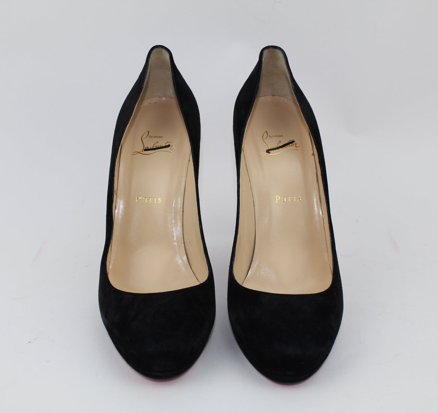 CHRISTIAN LOUBOUTIN SUEDE PUMP