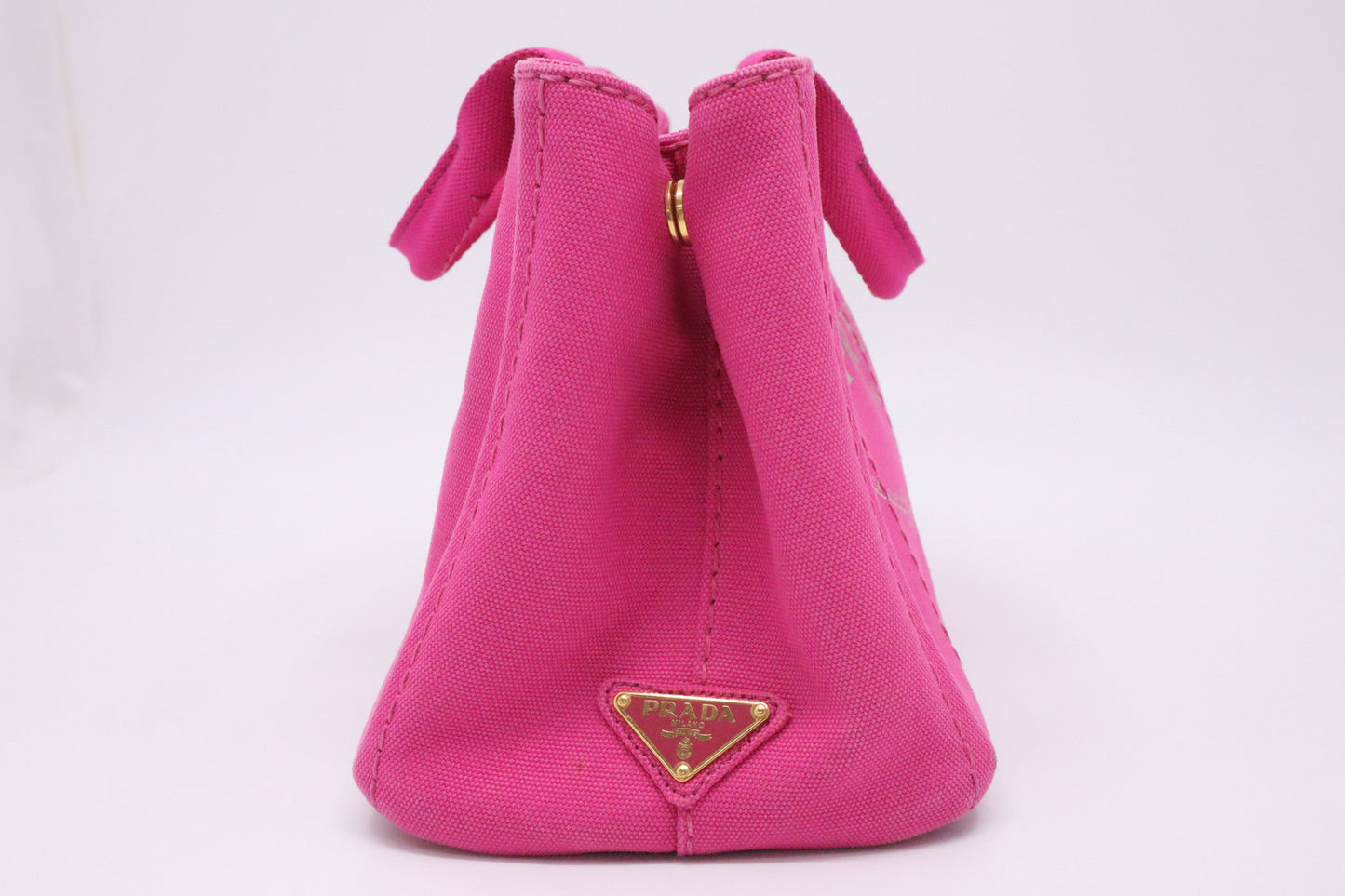Prada Canapa in Pink Canvas