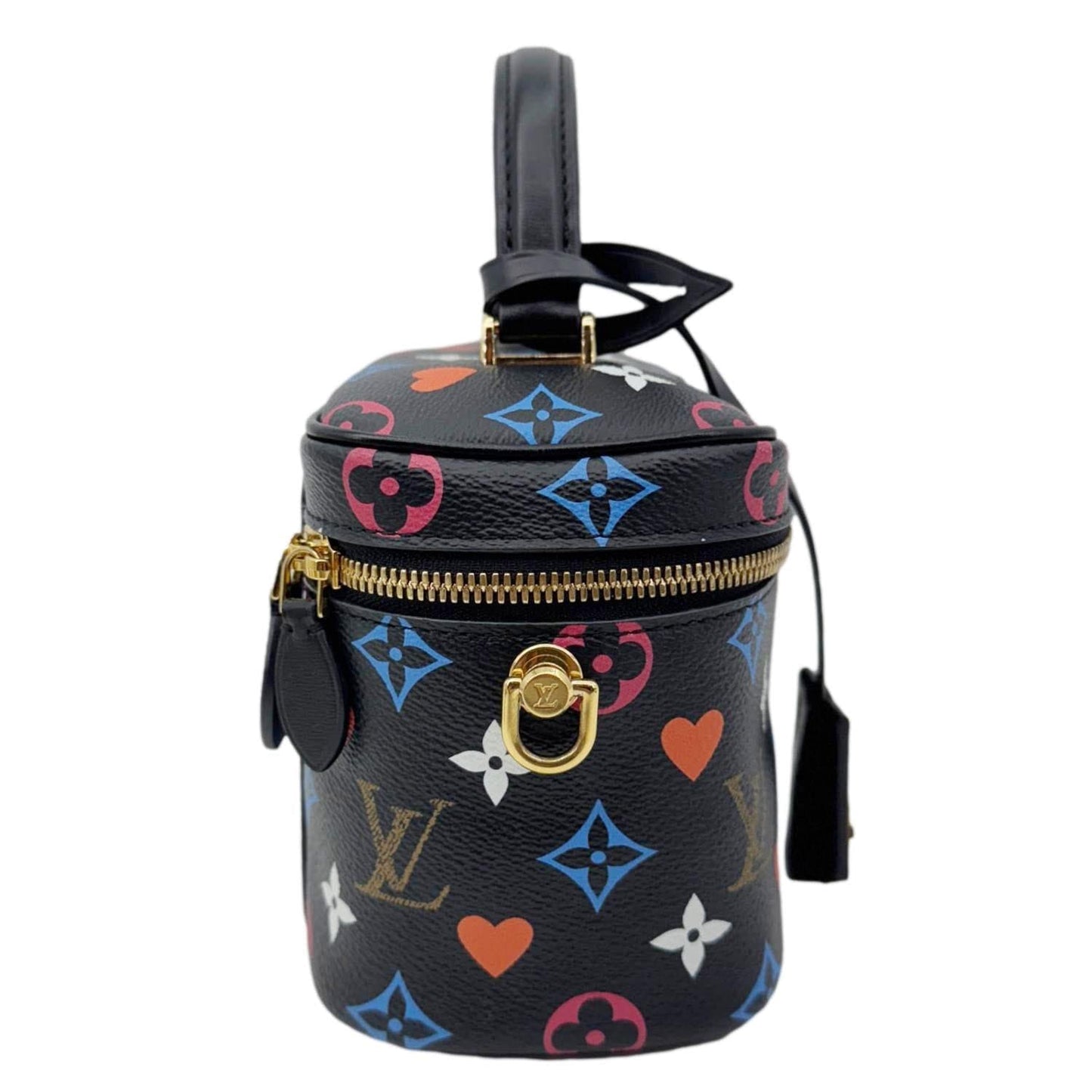 LOUIS VUITTON Game On Vanity PM Monogram Canvas Shoulder Bag Black