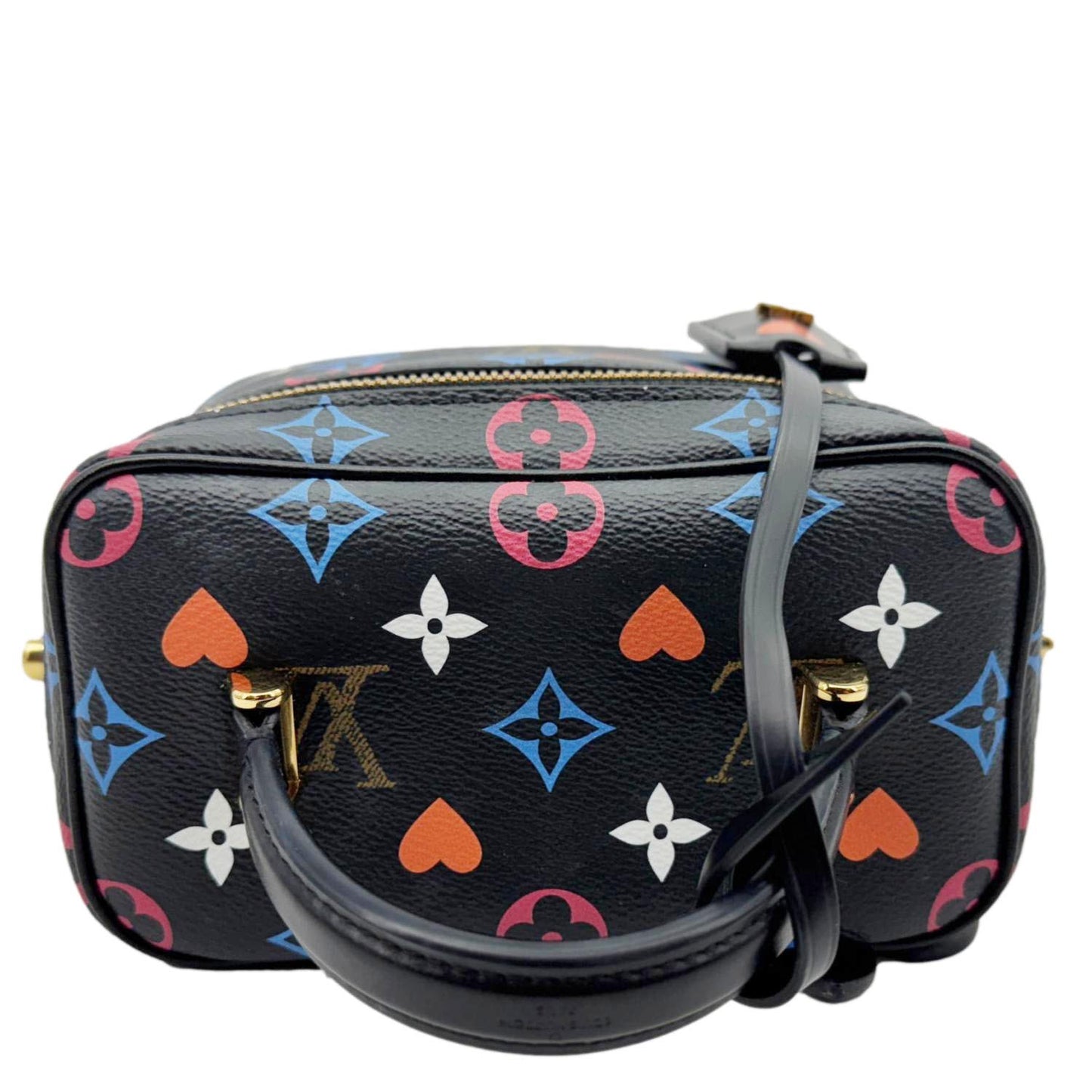 LOUIS VUITTON Game On Vanity PM Monogram Canvas Shoulder Bag Black