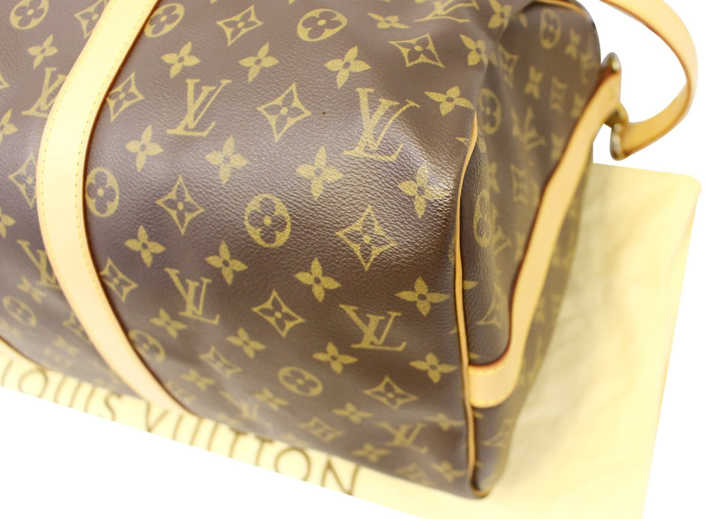 LOUIS VUITTON Monogram Canvas Keepall 45 Bandouliere Travel Bag