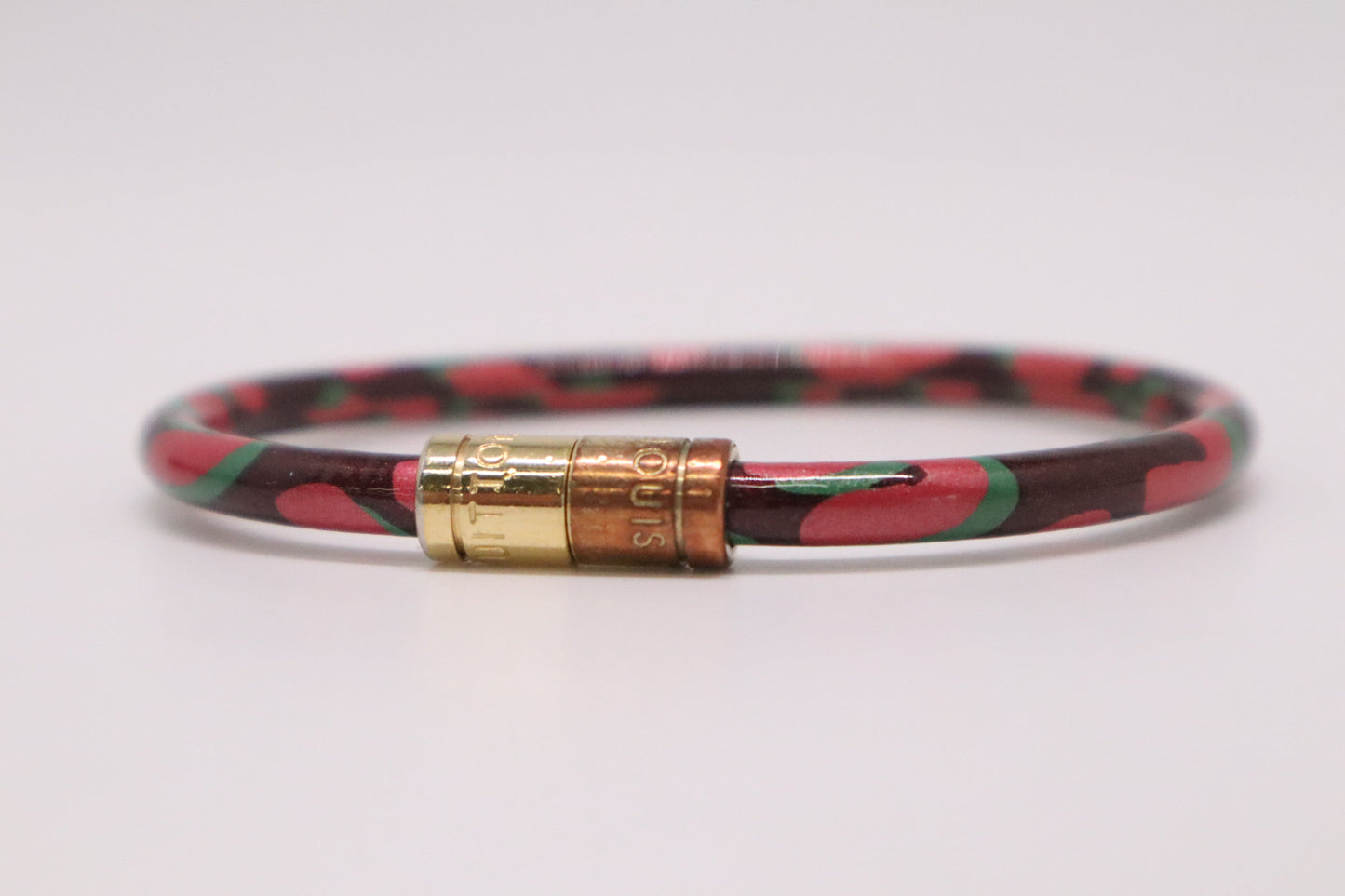 Louis Vuitton x Stephen Sprouse Keep It Bracelet in Leopard Vernis Leather