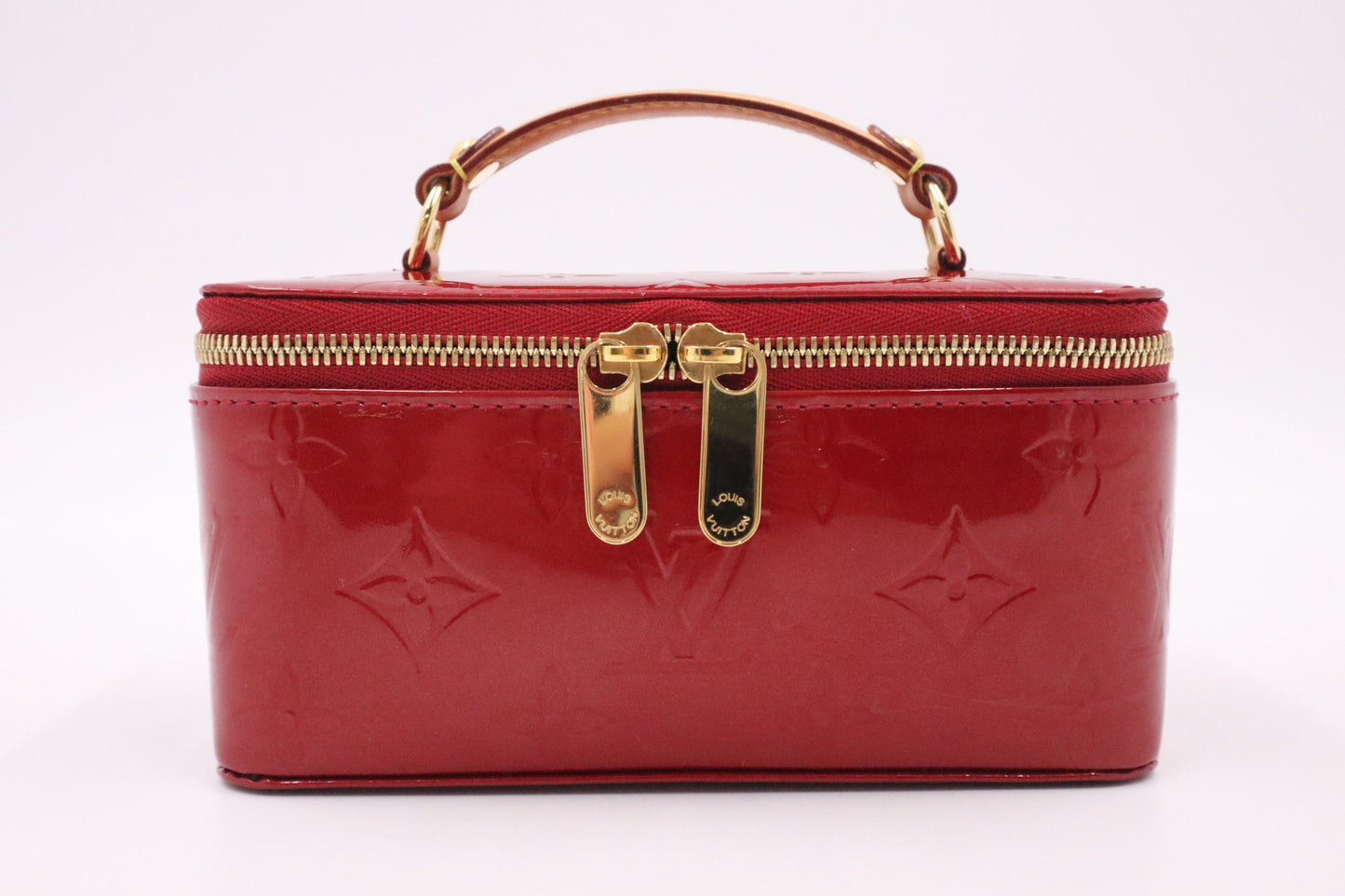 Louis Vuitton Vanity Case in Pomme D'Amour Vernis Leather