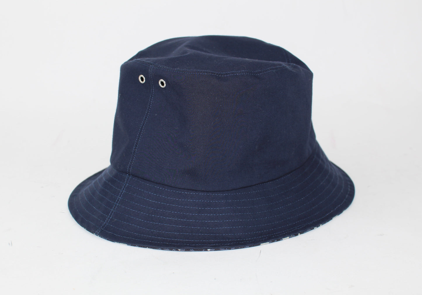 DIOR TEDDY D CD OBLIQUE BLUE SMALL-BRIM BUCKET HAT SIZE 58