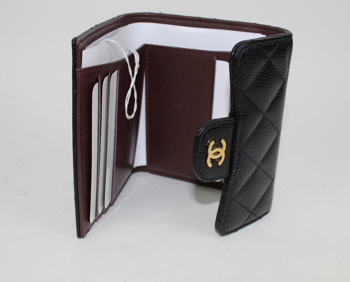 CHANEL CLASSIC SMALL CAVIER FLAP WALLET
