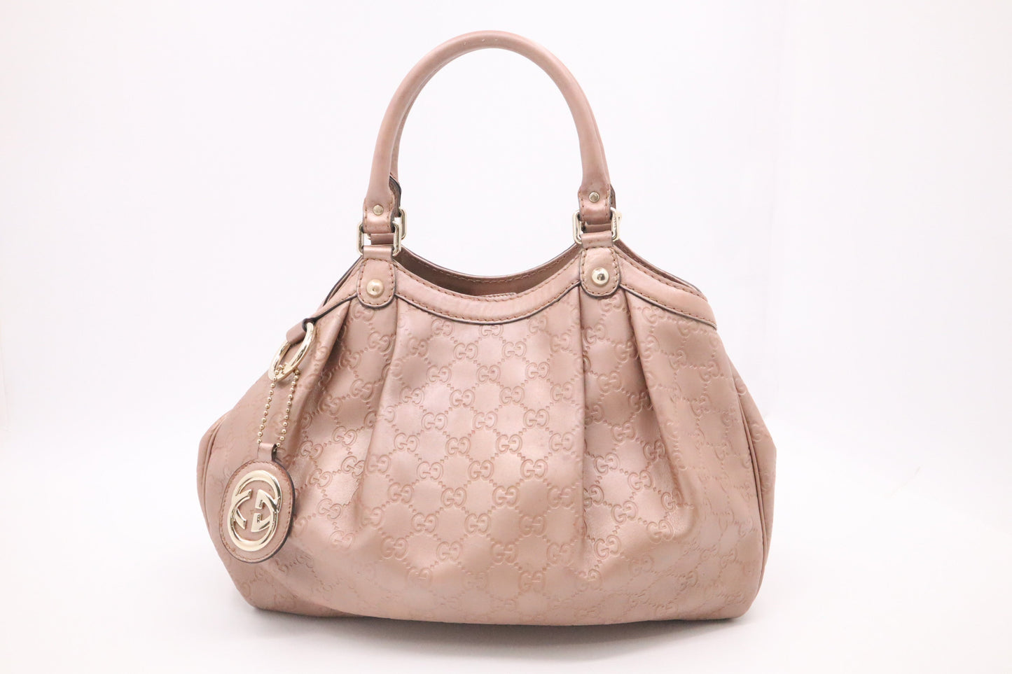 Gucci Sukey Handbag in Light Pink Guccissima Leather