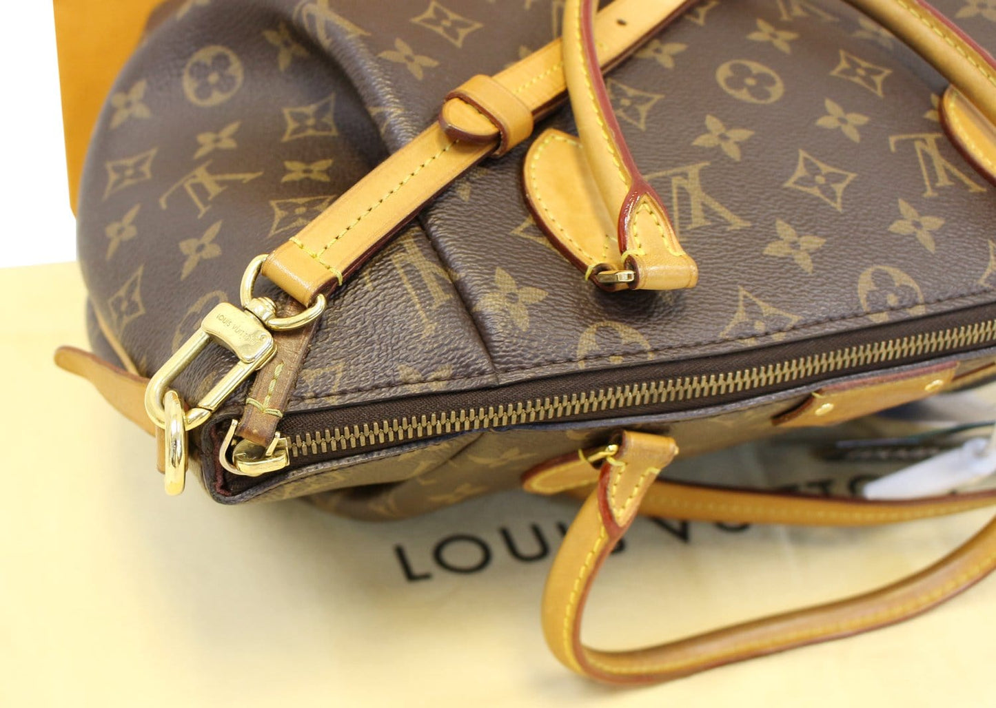 LOUIS VUITTON Monogram Canvas Turenne MM 2 Way Shoulder Handbag