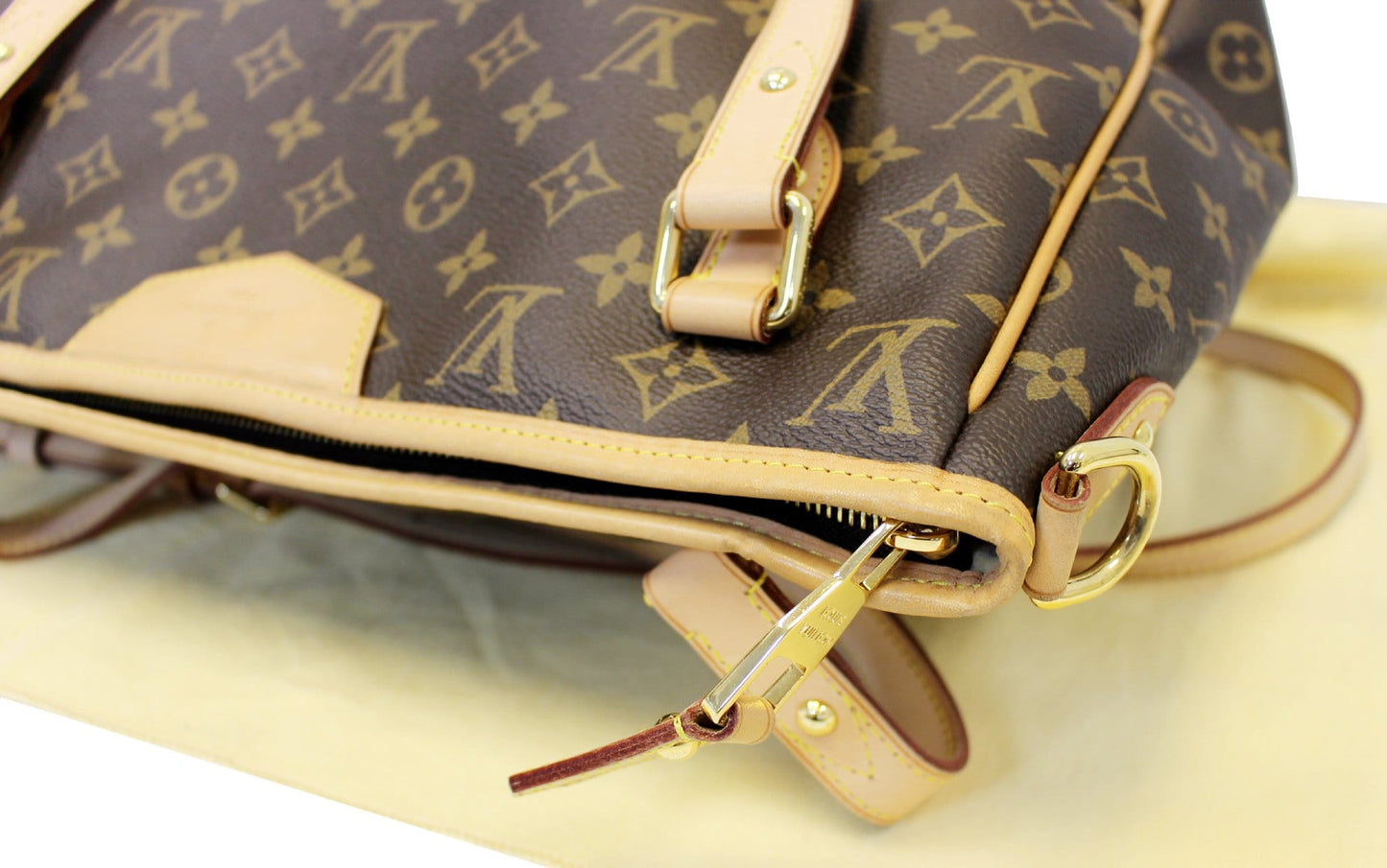LOUIS VUITTON Estrela MM Monogram Canvas Brown Shoulder Bag