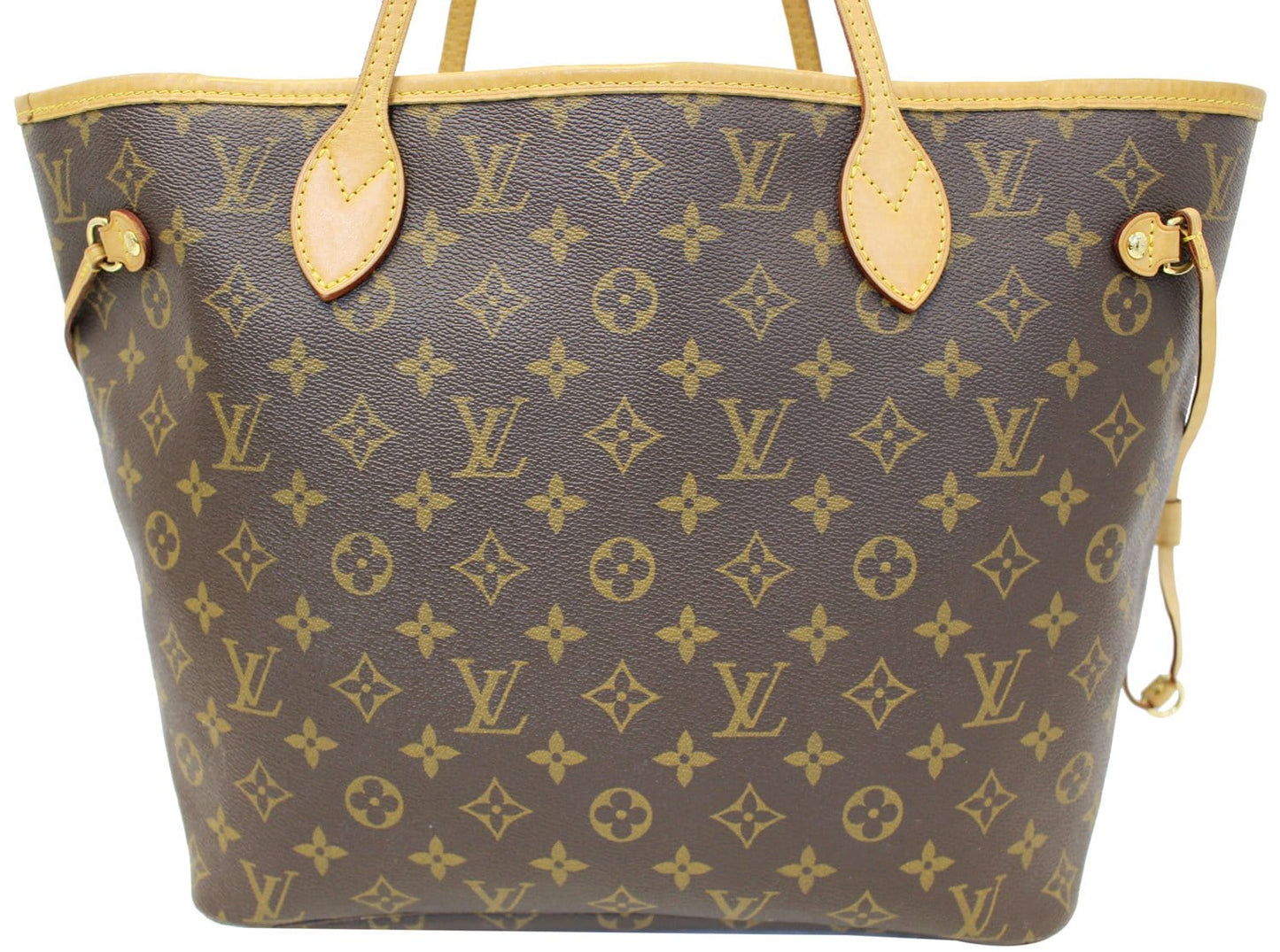 LOUIS VUITTON Neverfull MM Monogram Canvas Brown Tote Bag