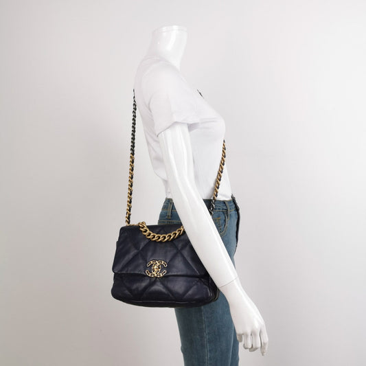 Chanel 19 Bag Small Navy Crossbody Bag