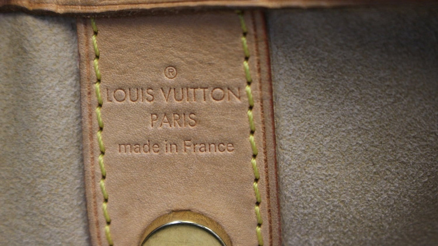LOUIS VUITTON Monogram Canvas Galliera GM Shoulder Bag