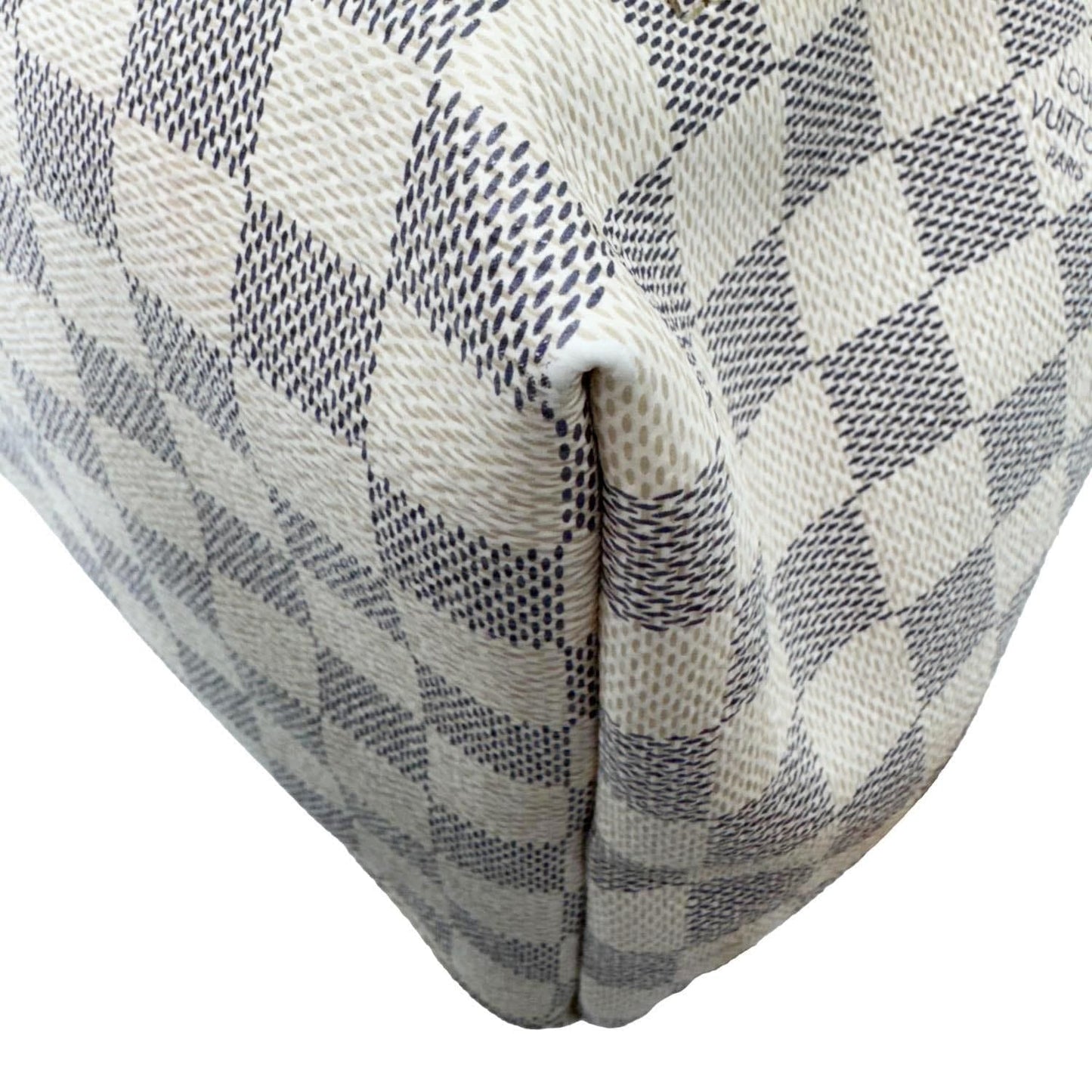 LOUIS VUITTON Sperone Damier Azur Backpack Bag Rose Ballerine