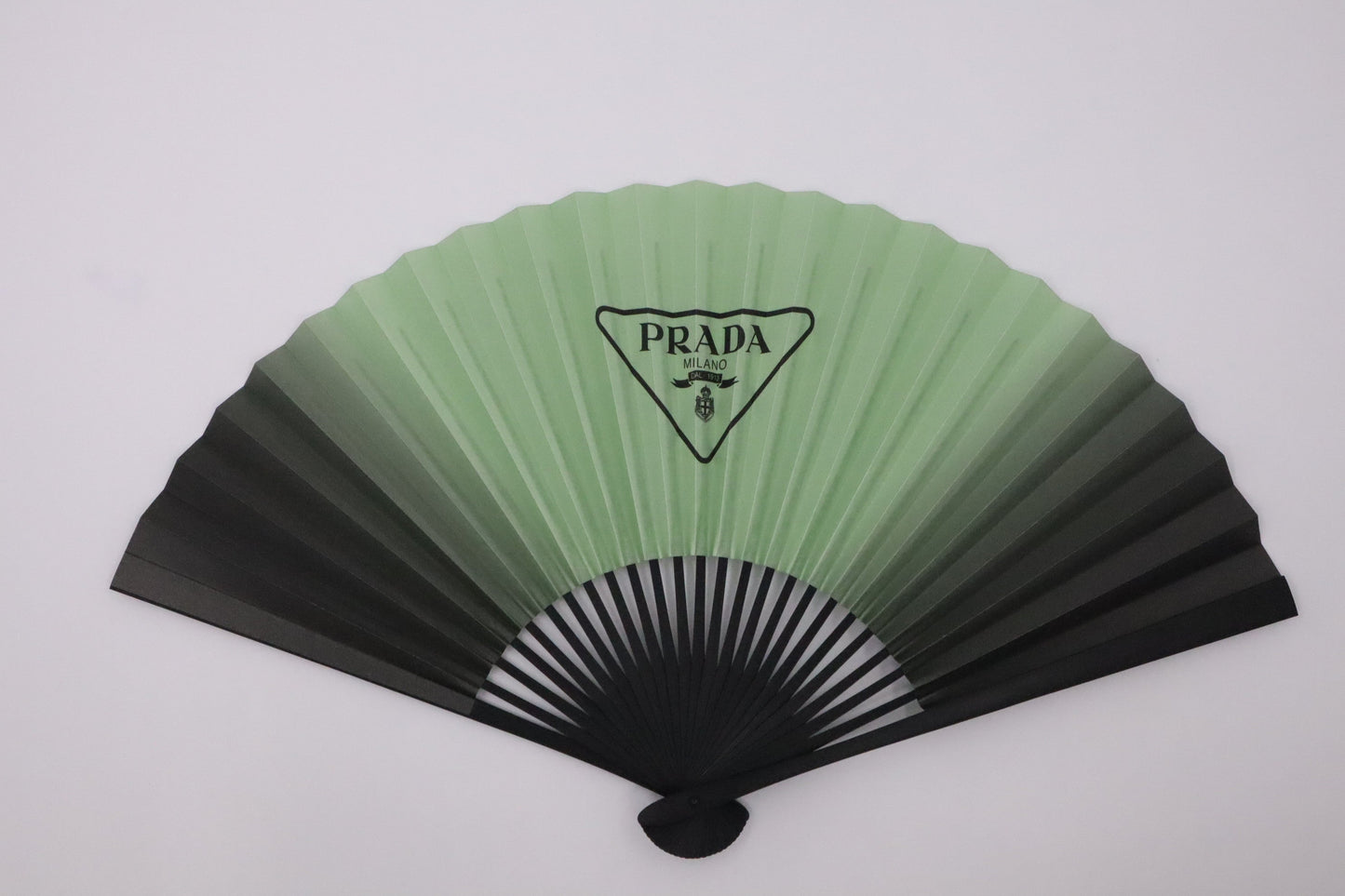 Prada Fan in Black & Green