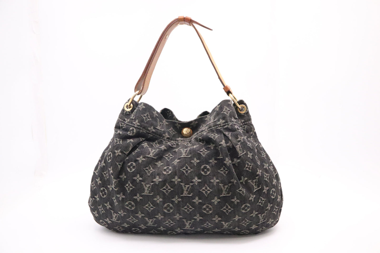 Louis Vuitton Daily PM in Black Monogram Denim
