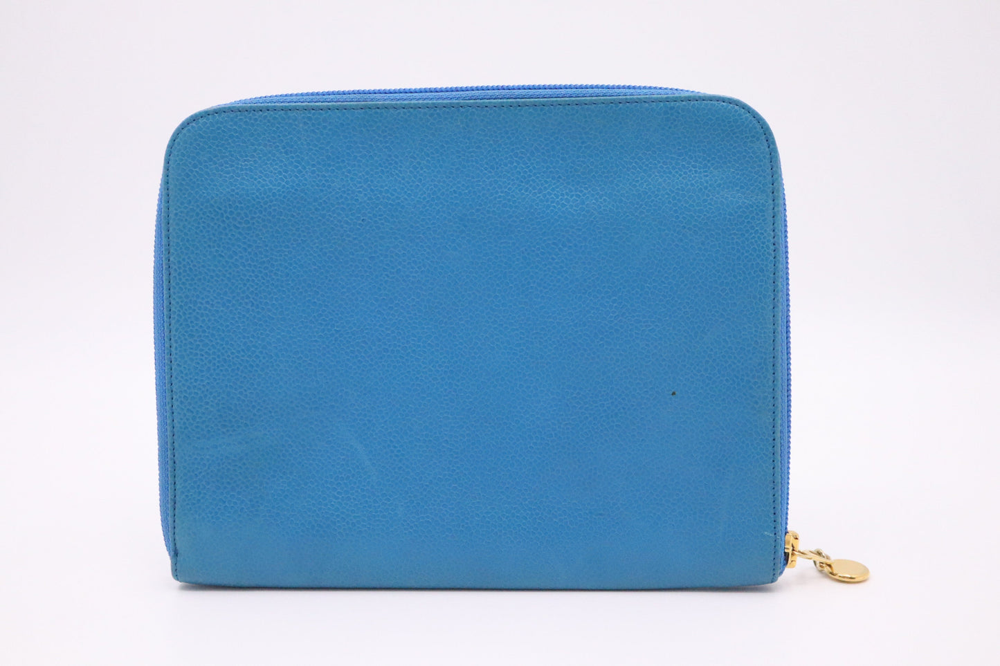Chanel Clutch in Blue Caviar Leather
