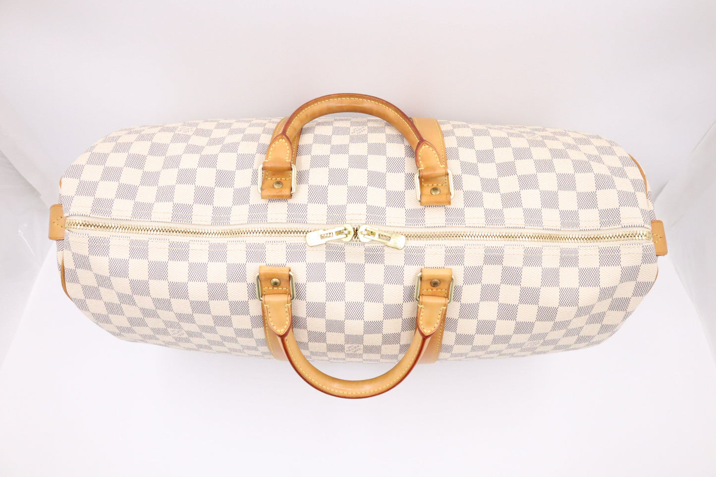 Louis Vuitton Keepall 50 in Damier Azur Canvas