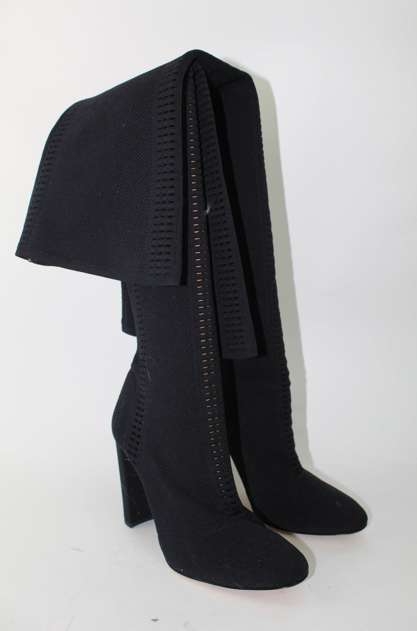 GIANVITO ROSSI THURLOW CUSSIARD KNIT OVER THE KNEE BOOT