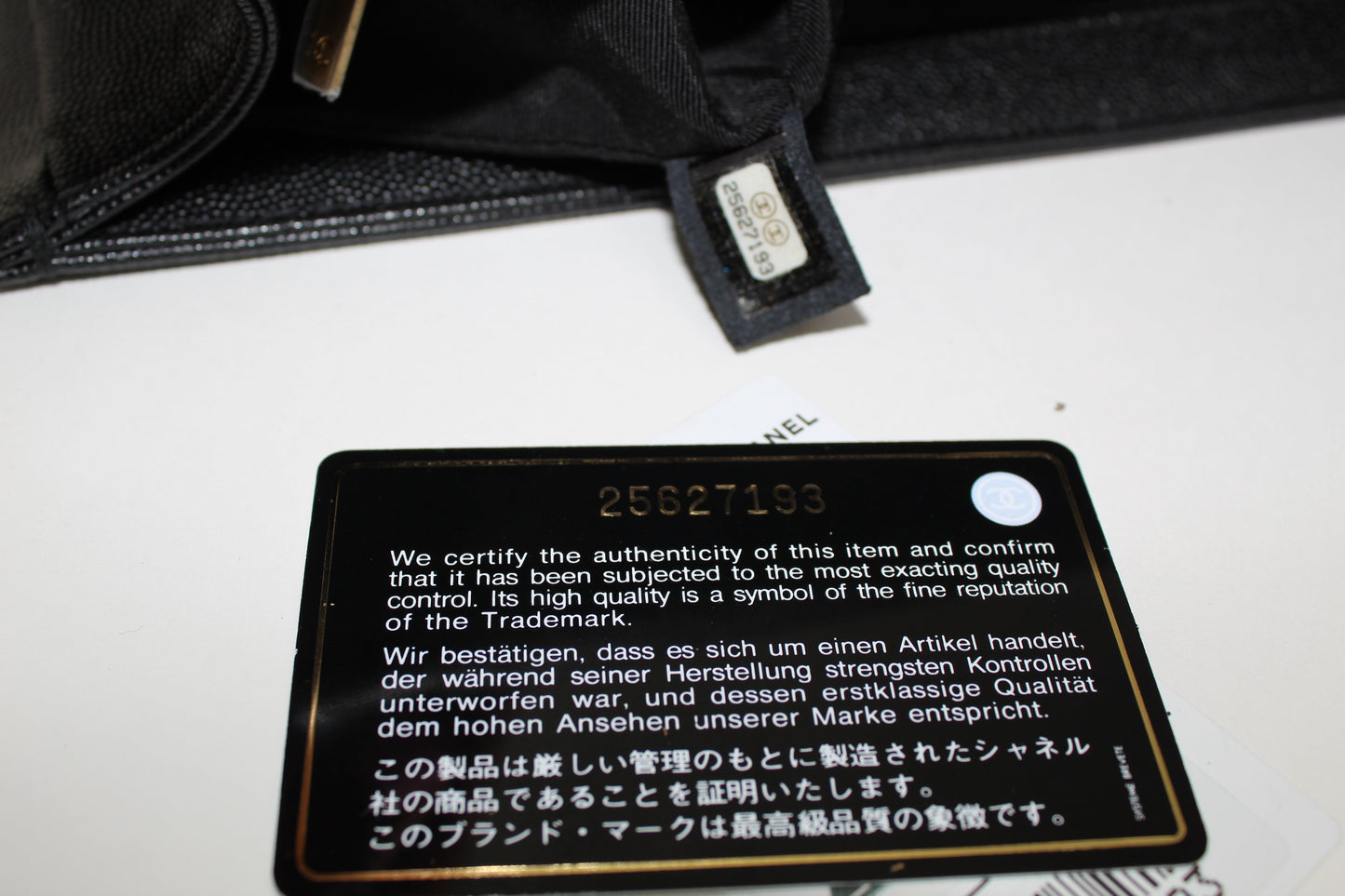 CHANEL NEW MEDIUM CAVIAR BOY BAG