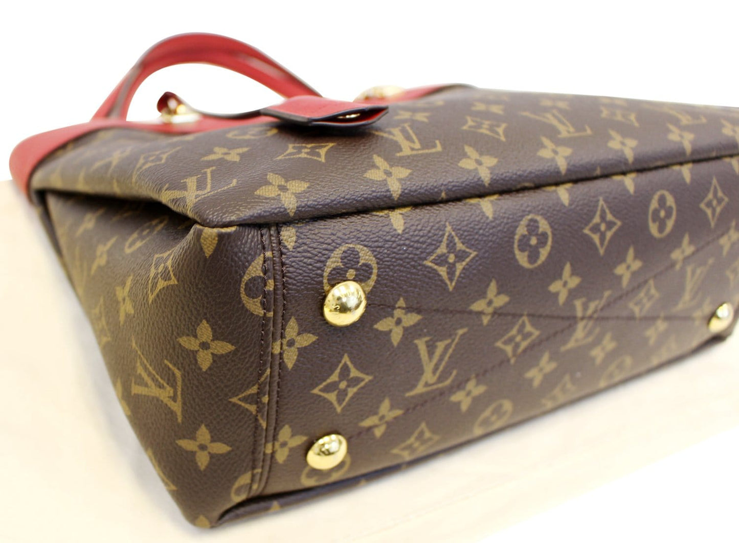 LOUIS VUITTON Cherry Monogram Canvas Pallas Chain Shopper Bag