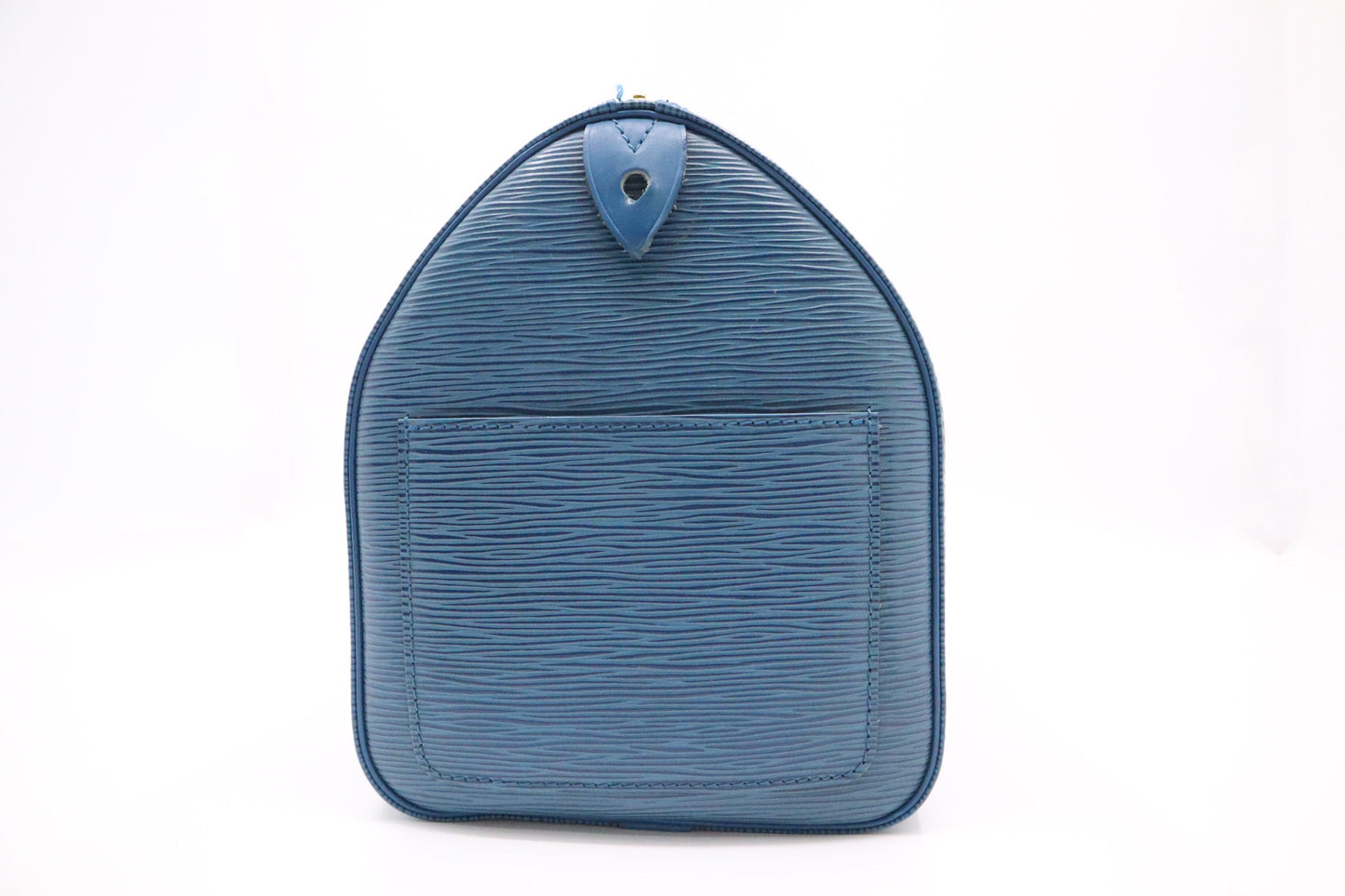 Louis Vuitton Speedy 30 in Epi Blue Leather