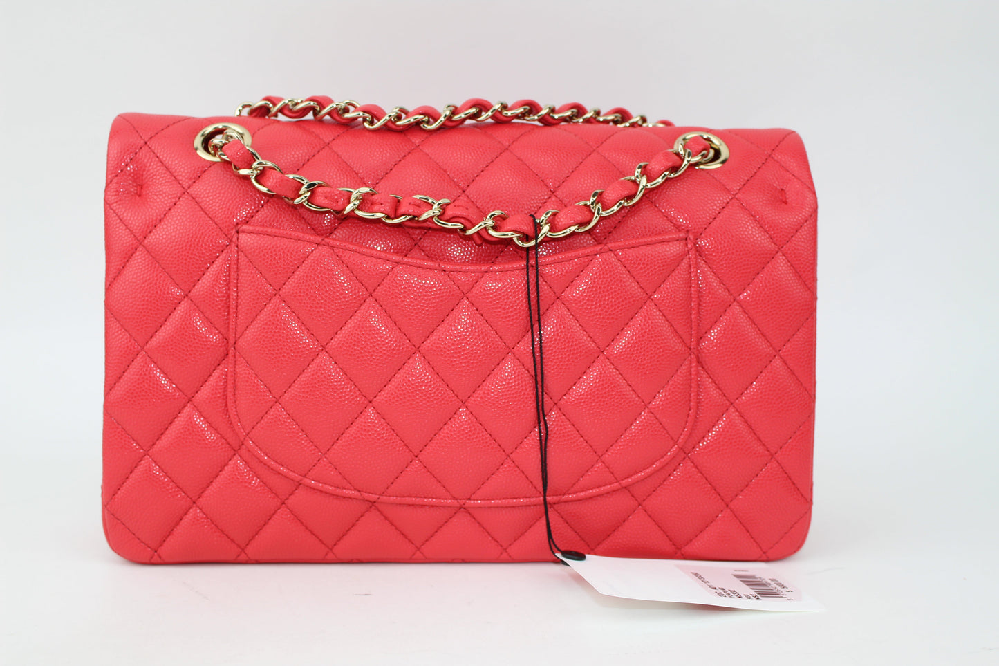 CHANEL CAVIAR DOUBLE FLAP MEDIUM BAG