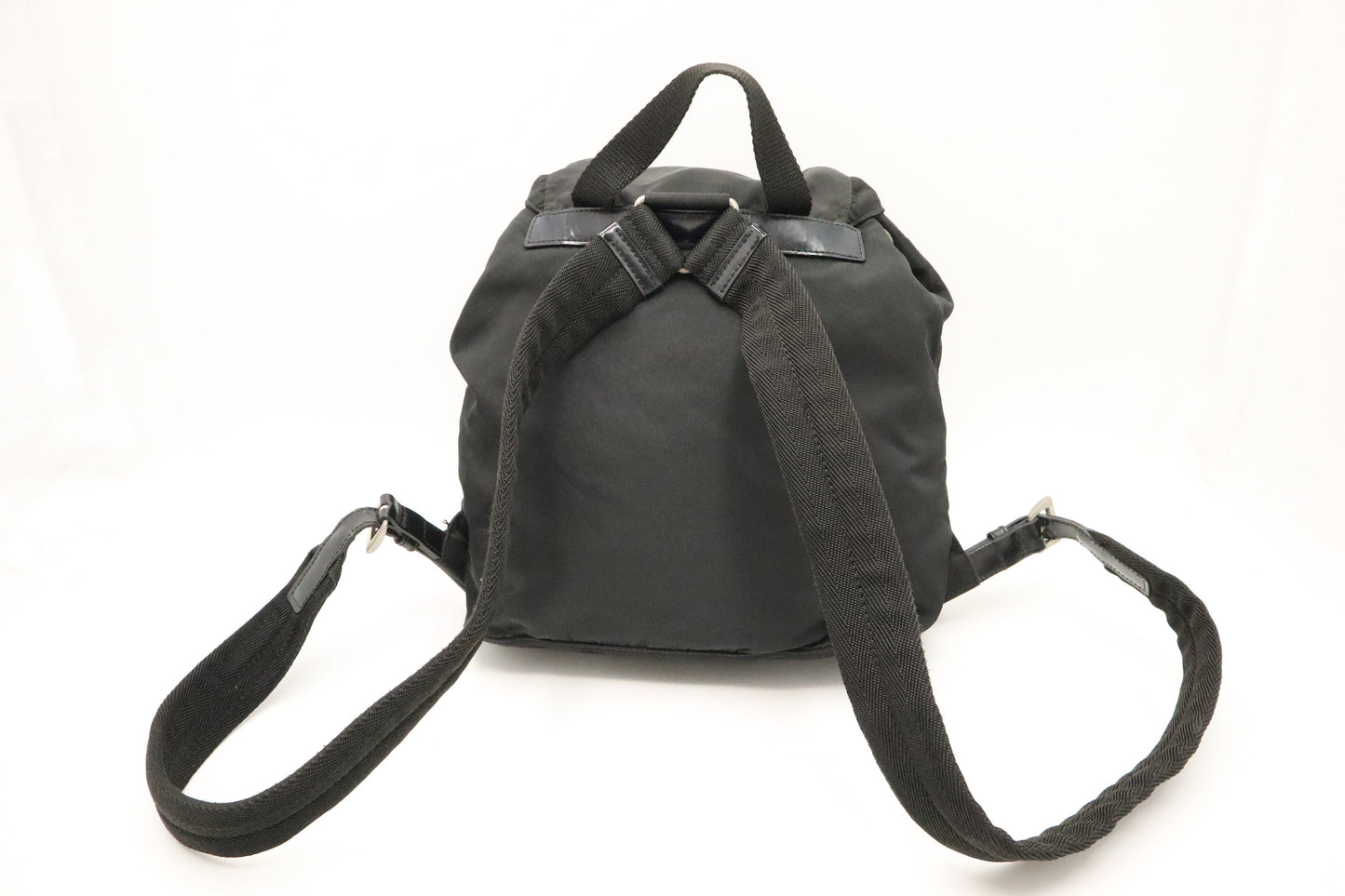 Prada Backpack in Black Vela Nylon
