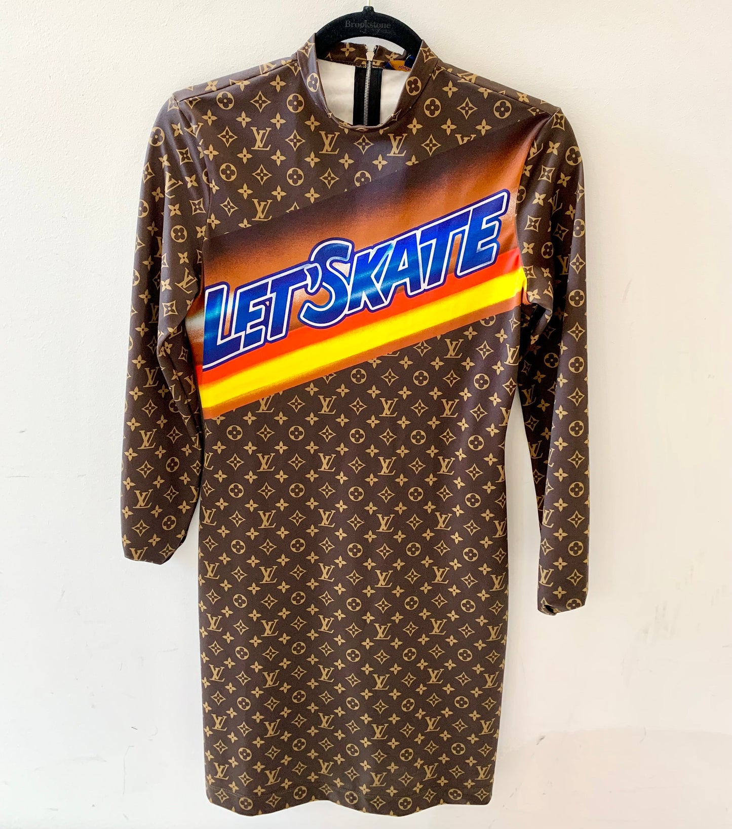 LOUIS VUITTON LET'S SKATE LONG-SLEEVED DRESS