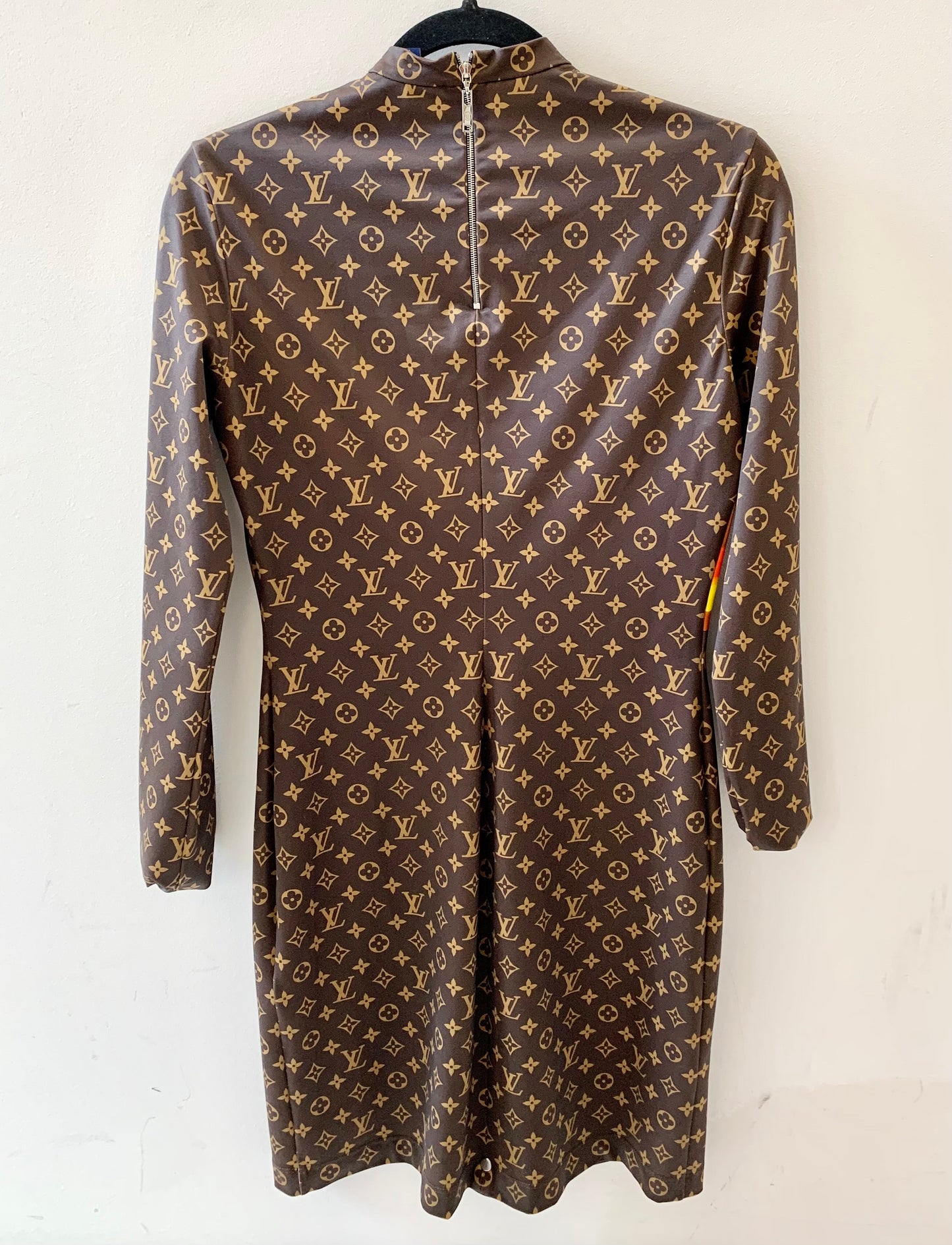 LOUIS VUITTON LET'S SKATE LONG-SLEEVED DRESS