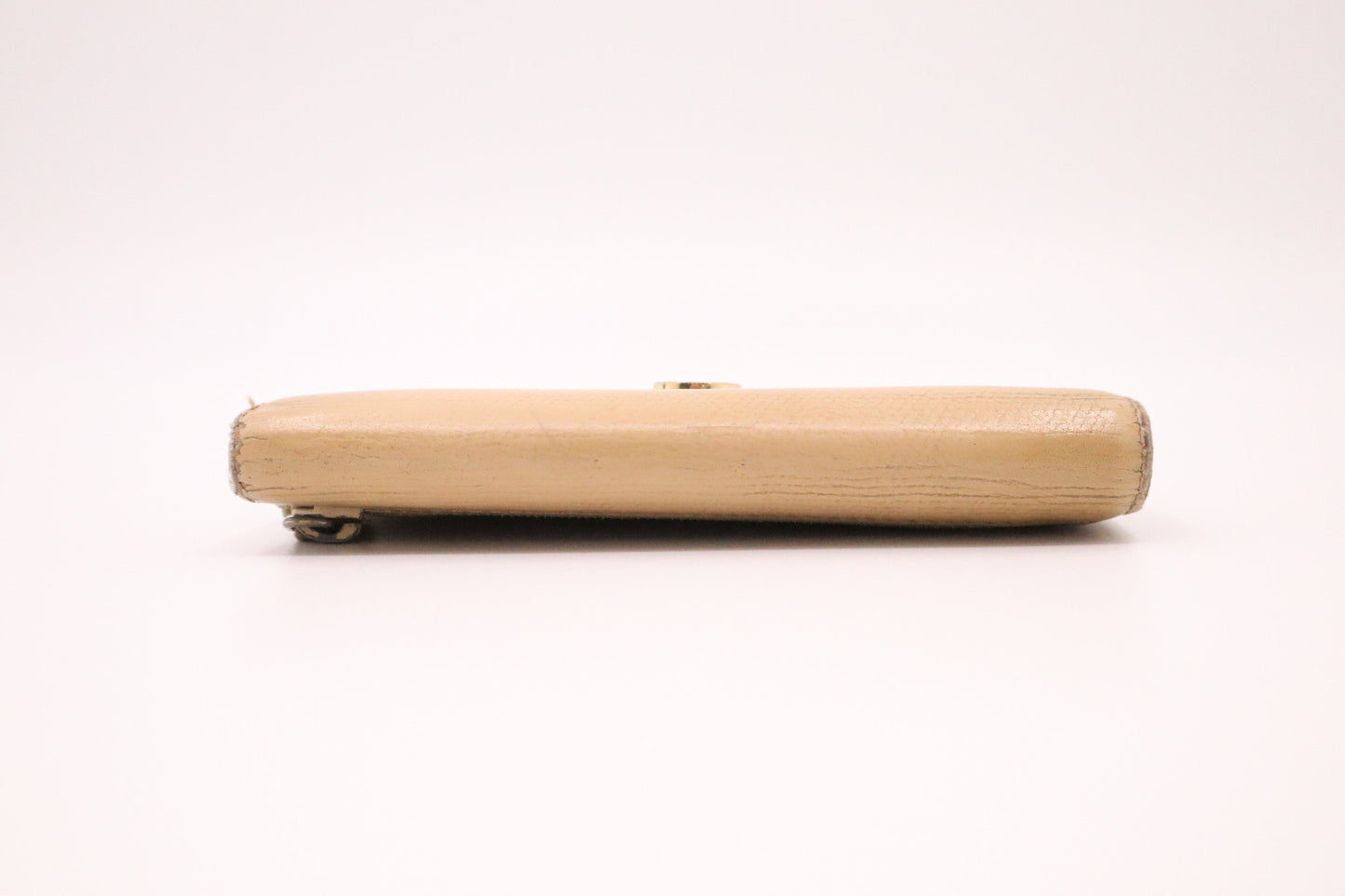 Chanel Coin Case in Beige Leather
