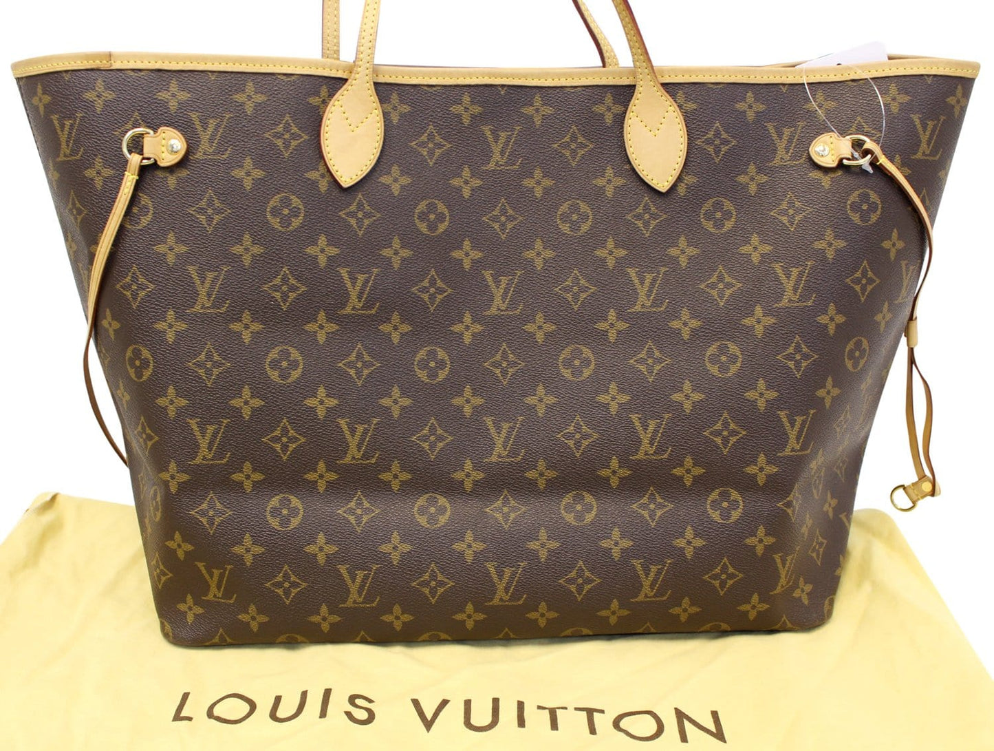 LOUIS VUITTON Monogram Canvas Neverfull GM Brown Tote Bag
