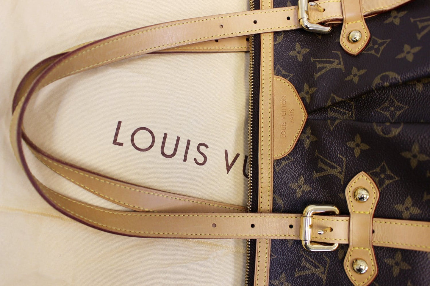 LOUIS VUITTON Monogram Canvas Palermo GM Tote Shoulder Bag
