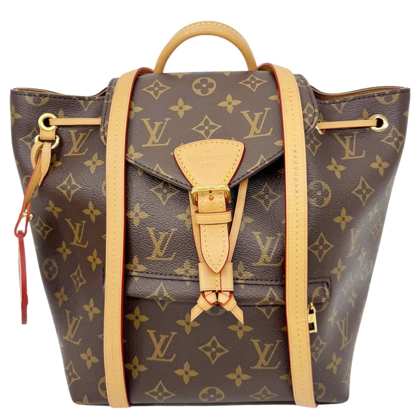 LOUIS VUITTON Montsouris PM Monogram Canvas Backpack Brown
