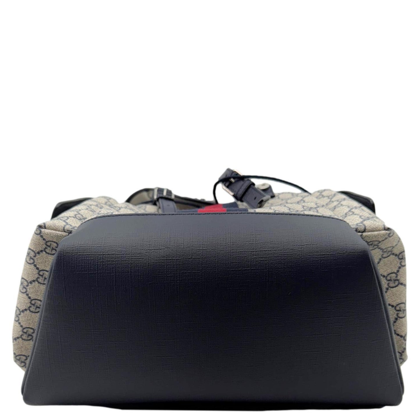 GUCCI Ophidia Medium GG Supreme Canvas Backpack Navy Blue 598140