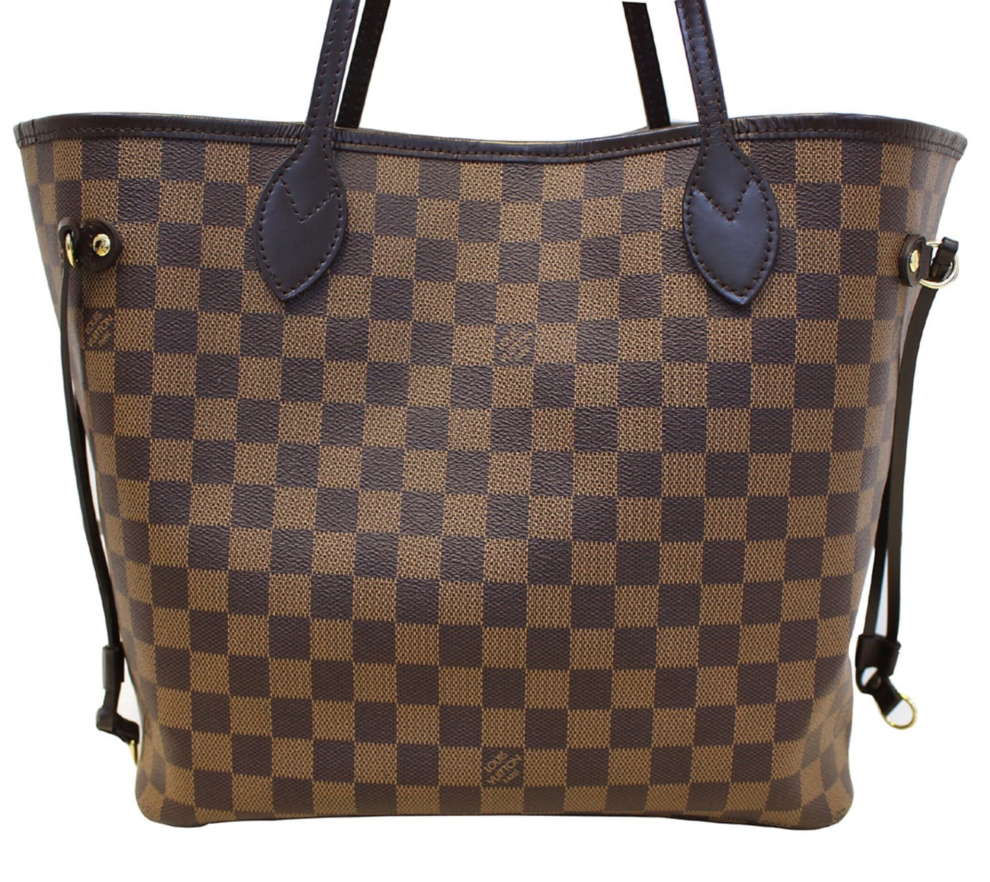 LOUIS VUITTON Damier Ebene Neverfull MM Shoulder Bag