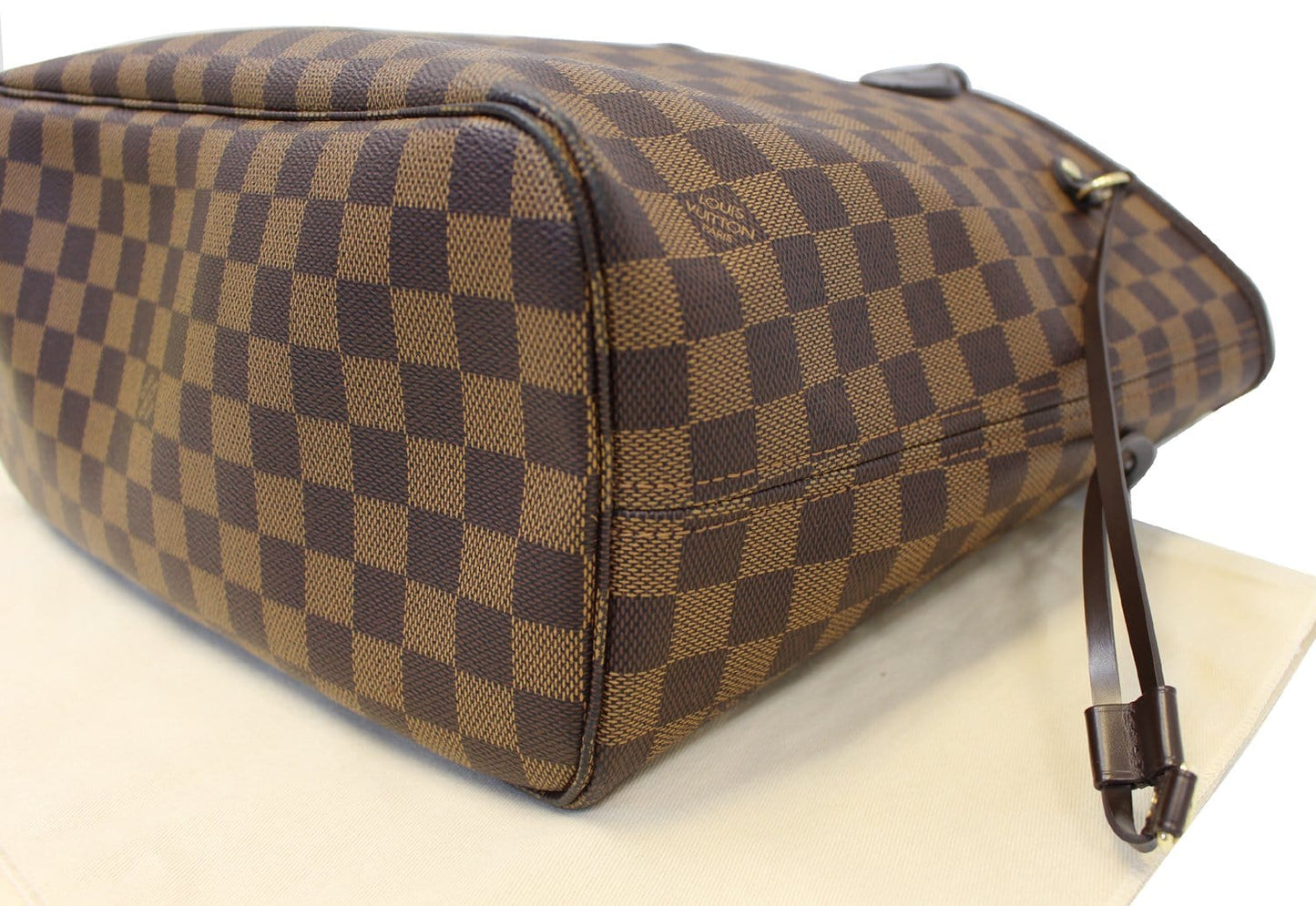 LOUIS VUITTON Damier Ebene Neverfull MM Shoulder Bag