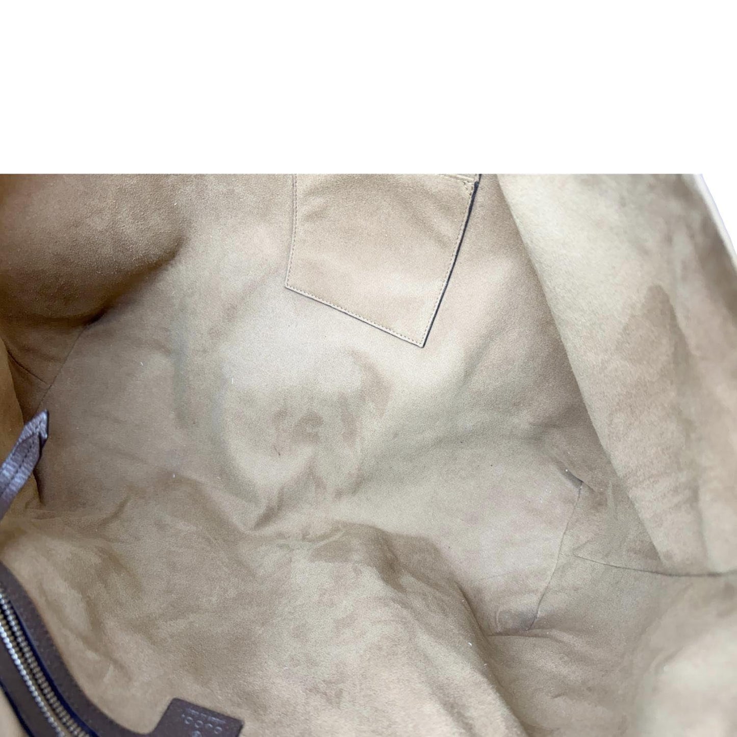 GUCCI Tian Print GG Supreme Canvas Tote Bag Beige 427015