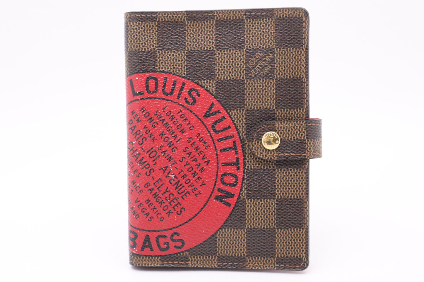 Louis Vuitton Complice Trunks and Bags Agenda PM in Damier Ebene Canvas