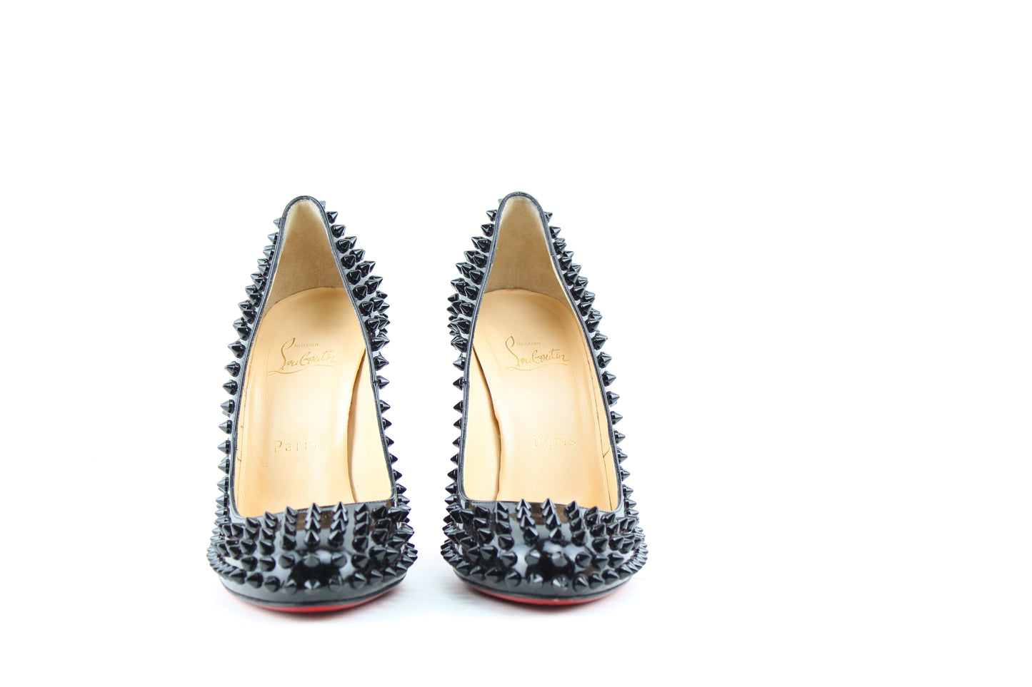 CHRISTIAN LOUBOUTIN FIFI SPIKES 100 mm size 38.5