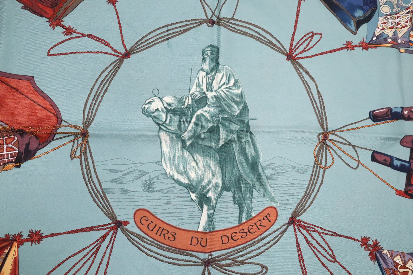 Hermes Carre 90 "Cuirs Du Desert"