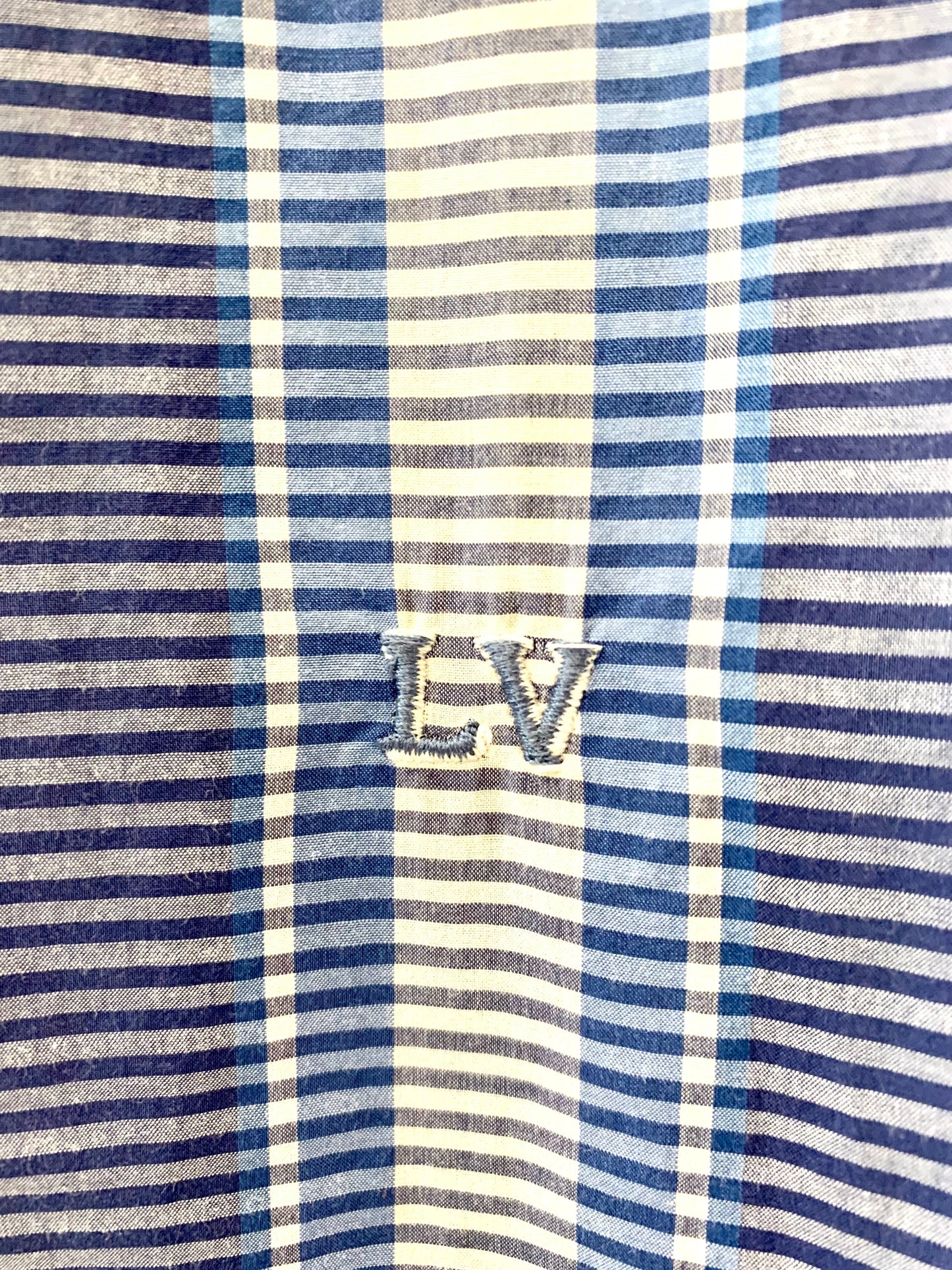 LOUIS VUITTON BUTTON DOWN STRIPED SHIRT